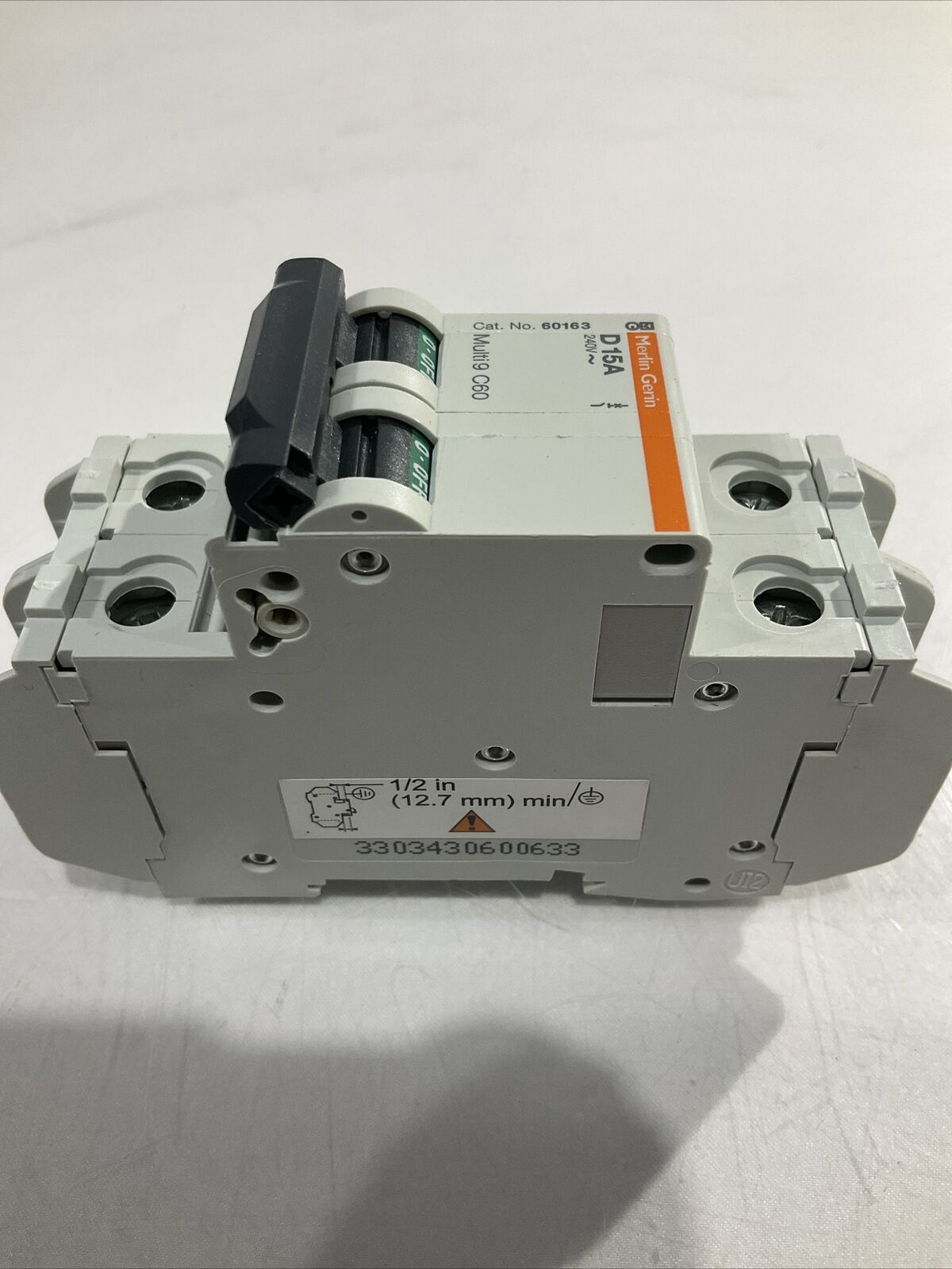 SQUARE D 60163 MULIT 9 C60 MINIATURE CIRCUIT BREAKER 240V 5A 2P U3S