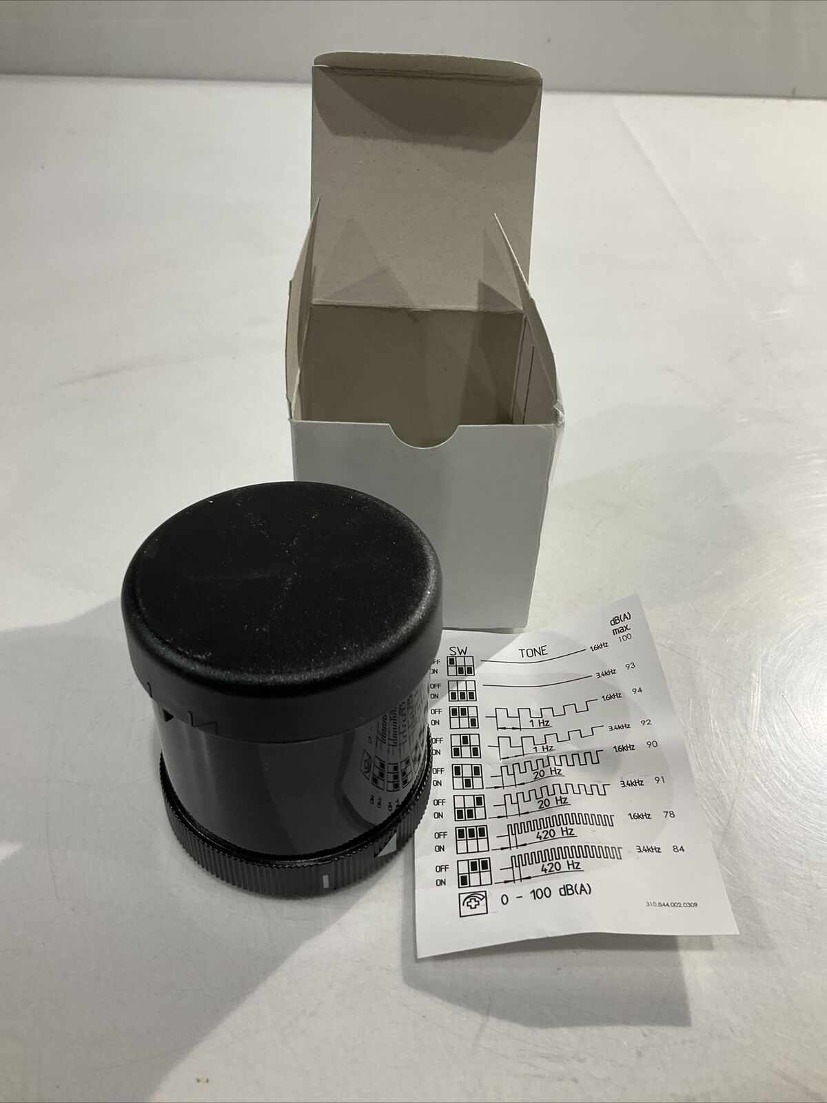 WERMA 64528075 SIREN ELEMENT 8 ADJUSTABLE 24V U3S