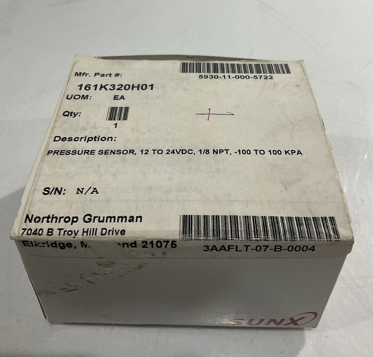 SUNX DP-111-E-P DIGITAL PRESSURE SENSOR 24VDC U3S