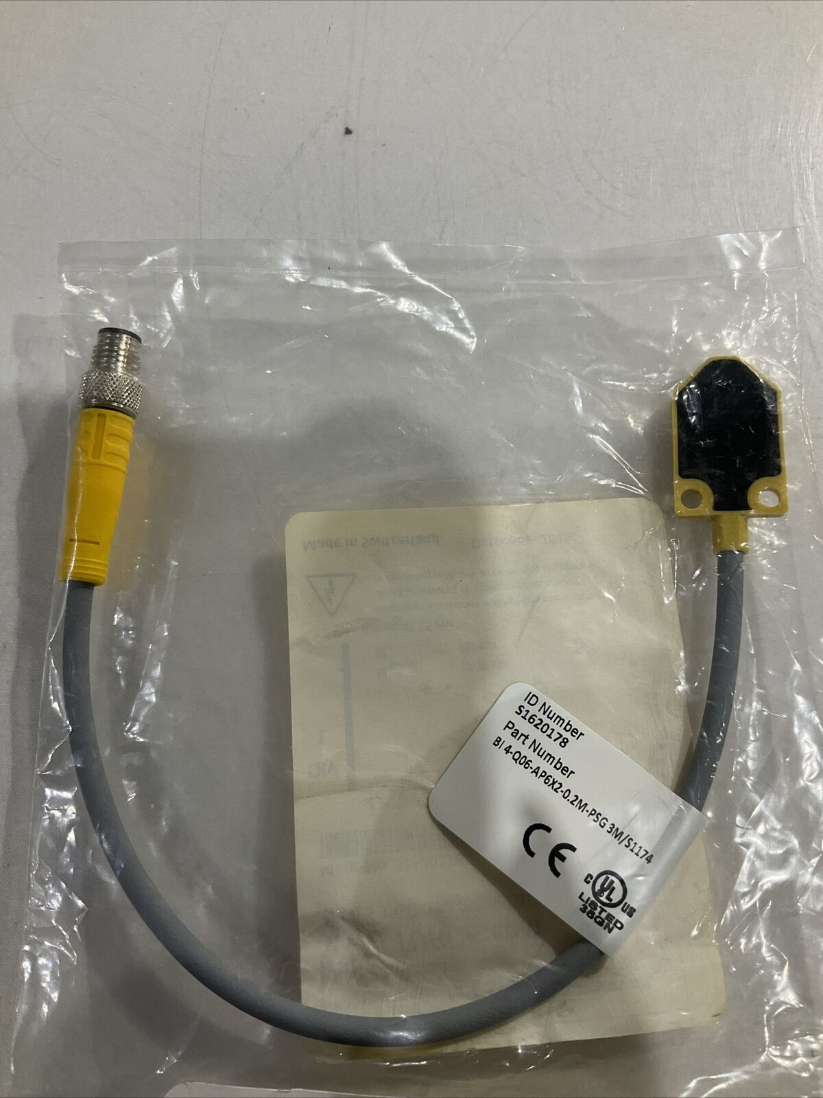 TURCK BI4-Q06-AP6X2-0.02M-PSG 3M/S1174 SENSOR INDUCTIVE 4MM LOT OF 2 U3S