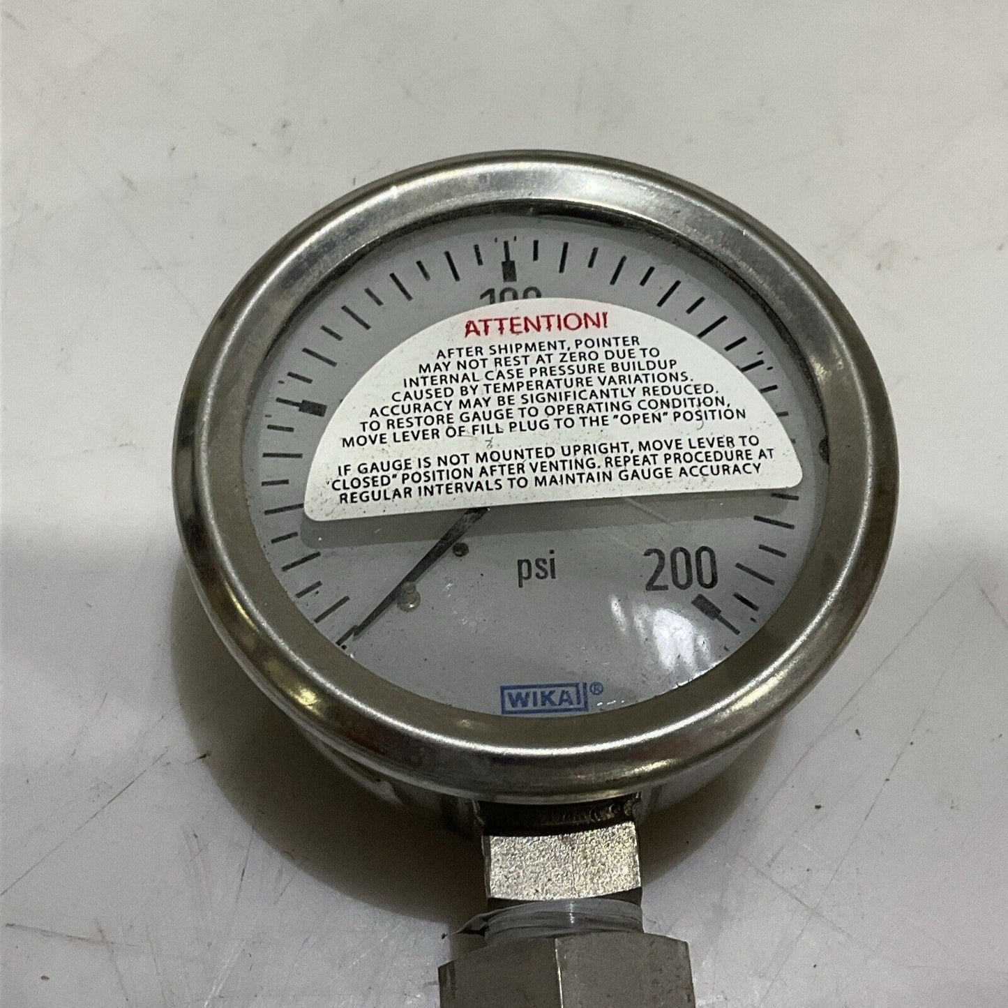 WIKA E-10-K-PBH-ND-LG3X67-ZZ TRANSMITTER 200# WELLHEAD H1RDS44Q B16.34 608 G7T