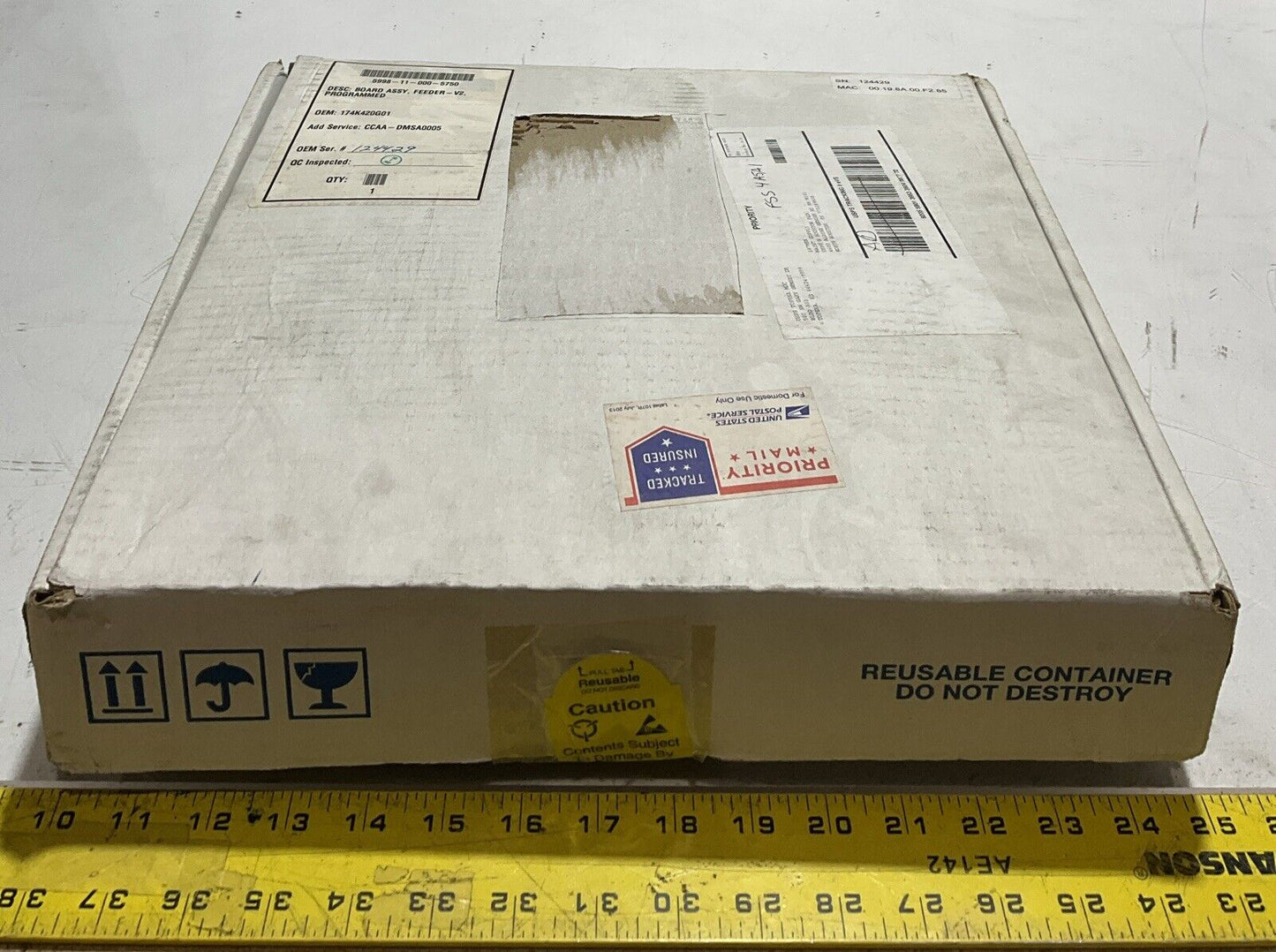 TTM4–10 94V-012361 CIRCUIT BOARD ASSEMBLY FEEDER V2 PROGRAMMED 174K420G01 U3S