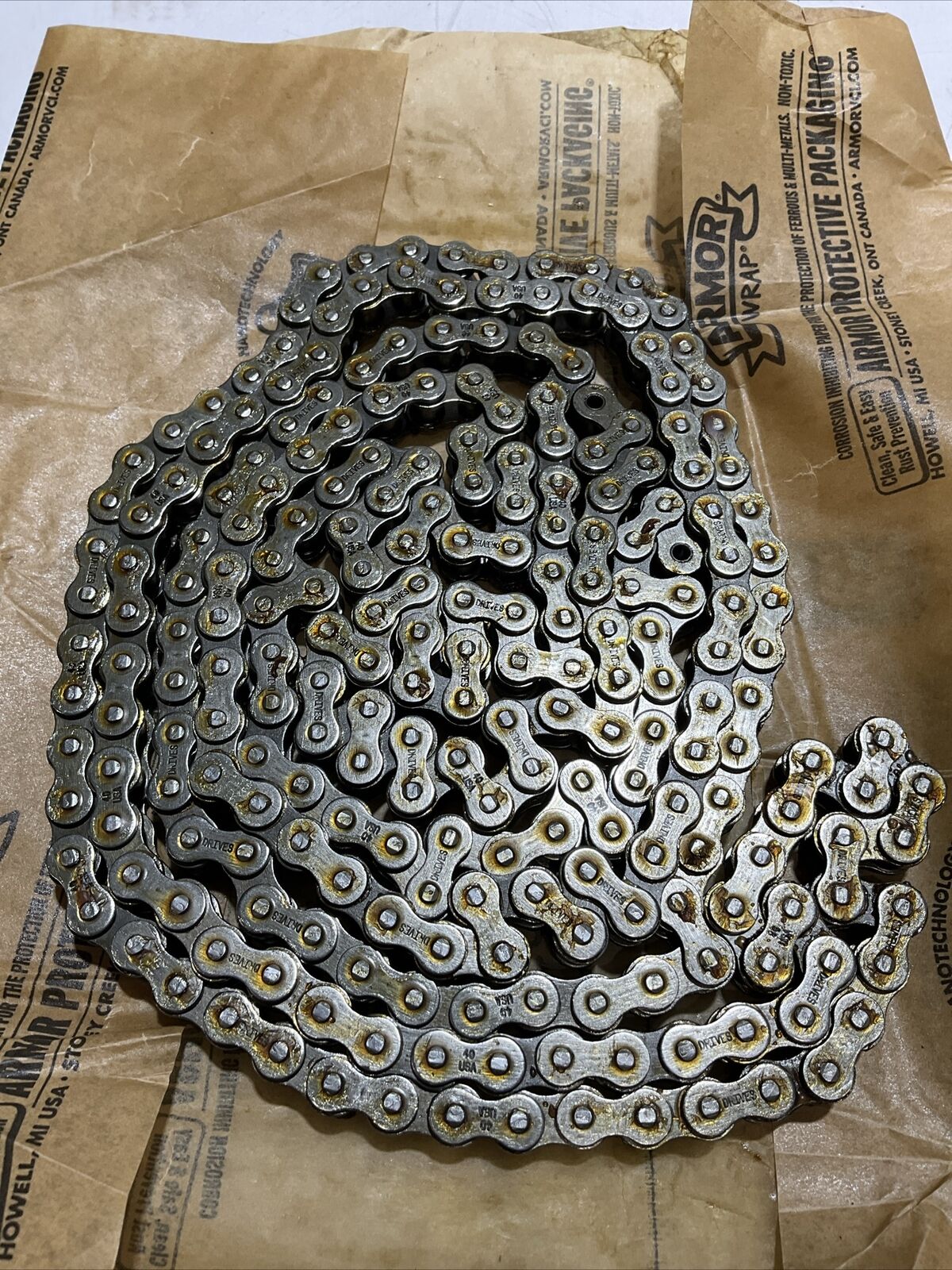 DRIVES DRV-401R ROLLER CHAIN 10FT RN6