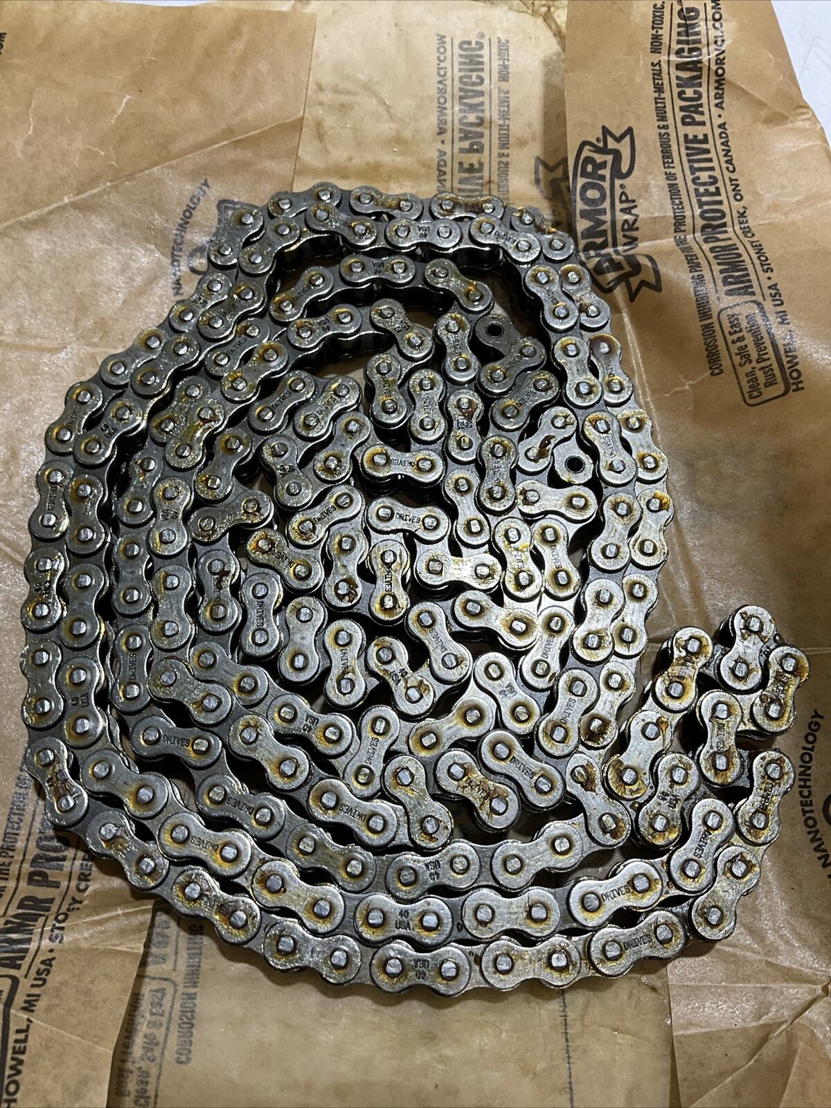 DRIVES DRV-401R ROLLER CHAIN 10FT RN6