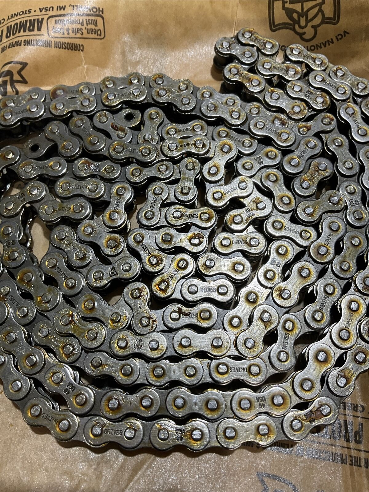 DRIVES DRV-401R ROLLER CHAIN 10FT RN6