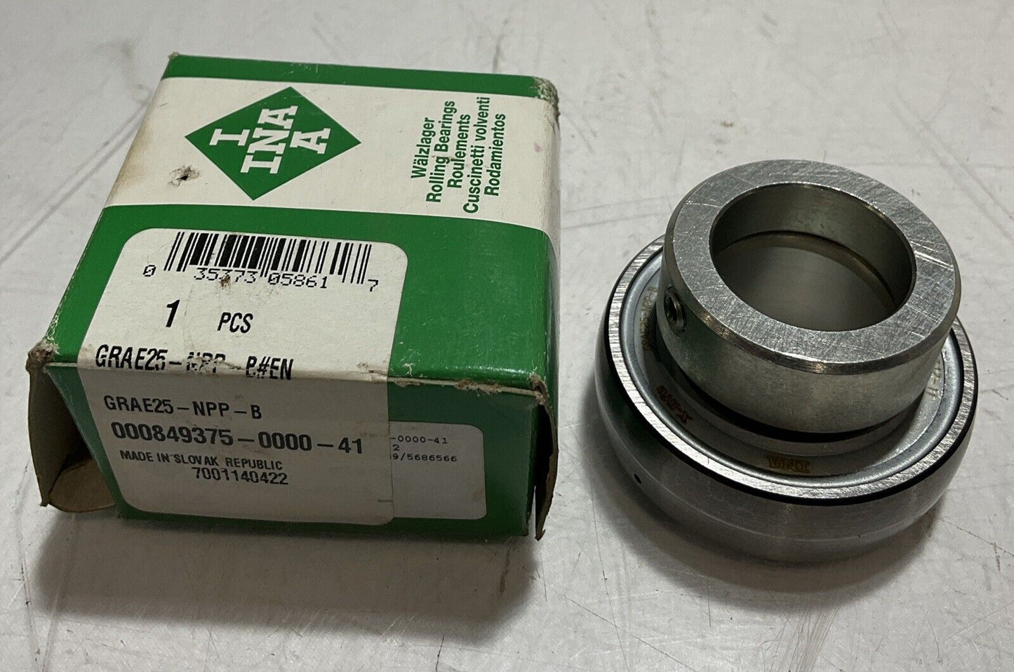 IINAA GRAE25-NPP-B WALZLAGER ROLLING BEARING ROULEMENTS LOT OF 2 RN6