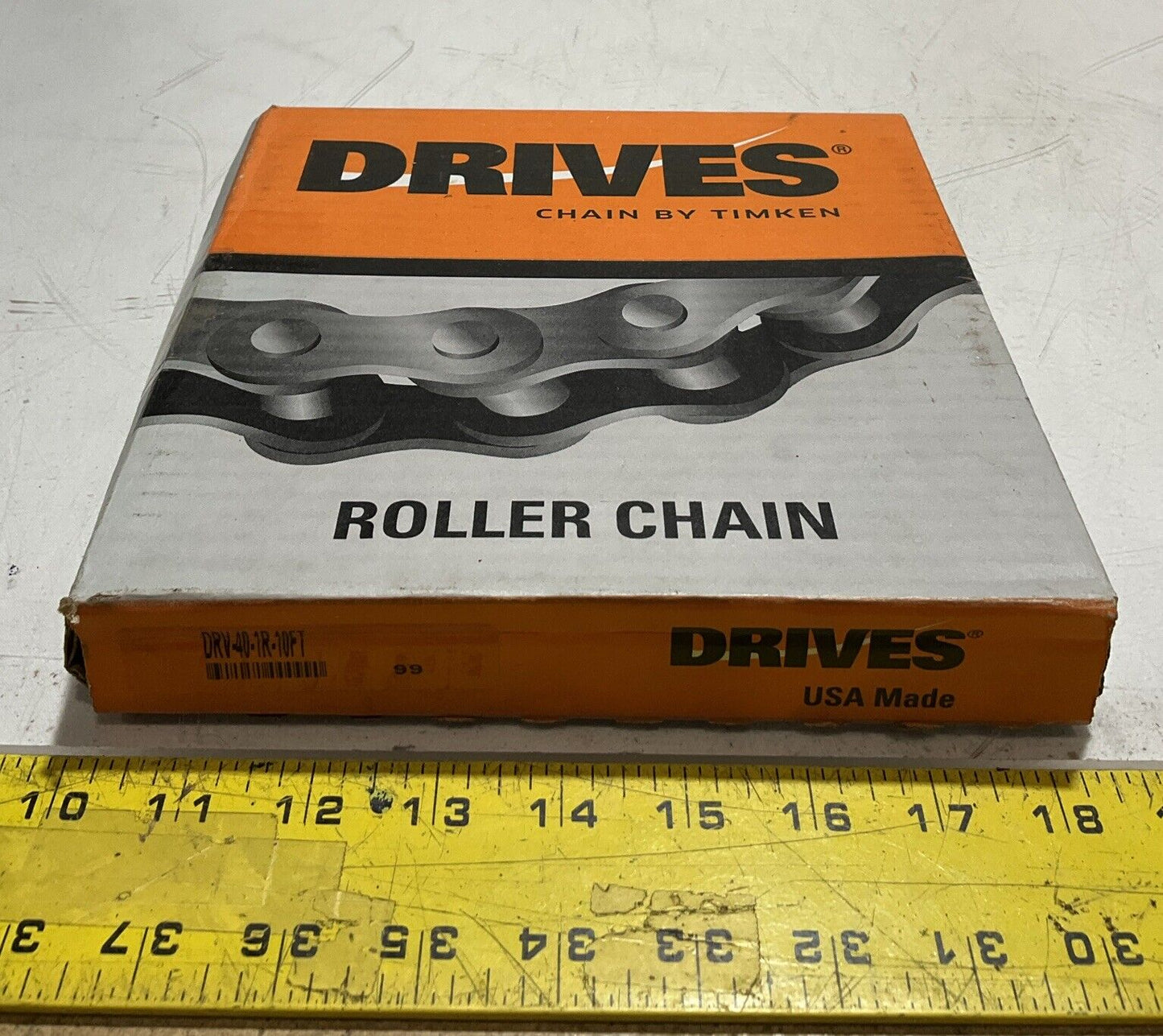 DRIVES DRV-401R ROLLER CHAIN 10FT RN6