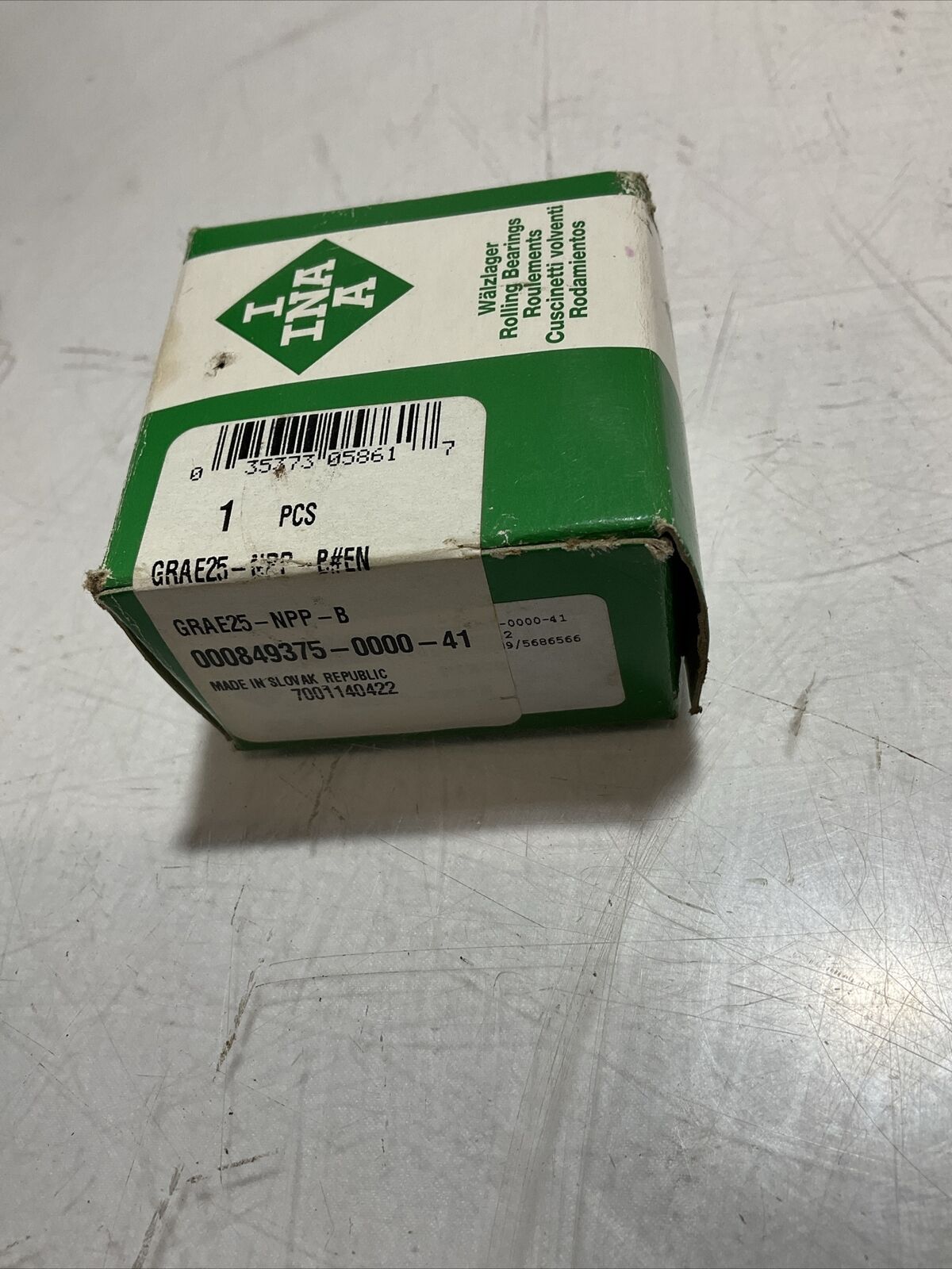 IINAA GRAE25-NPP-B WALZLAGER ROLLING BEARING ROULEMENTS LOT OF 2 RN6