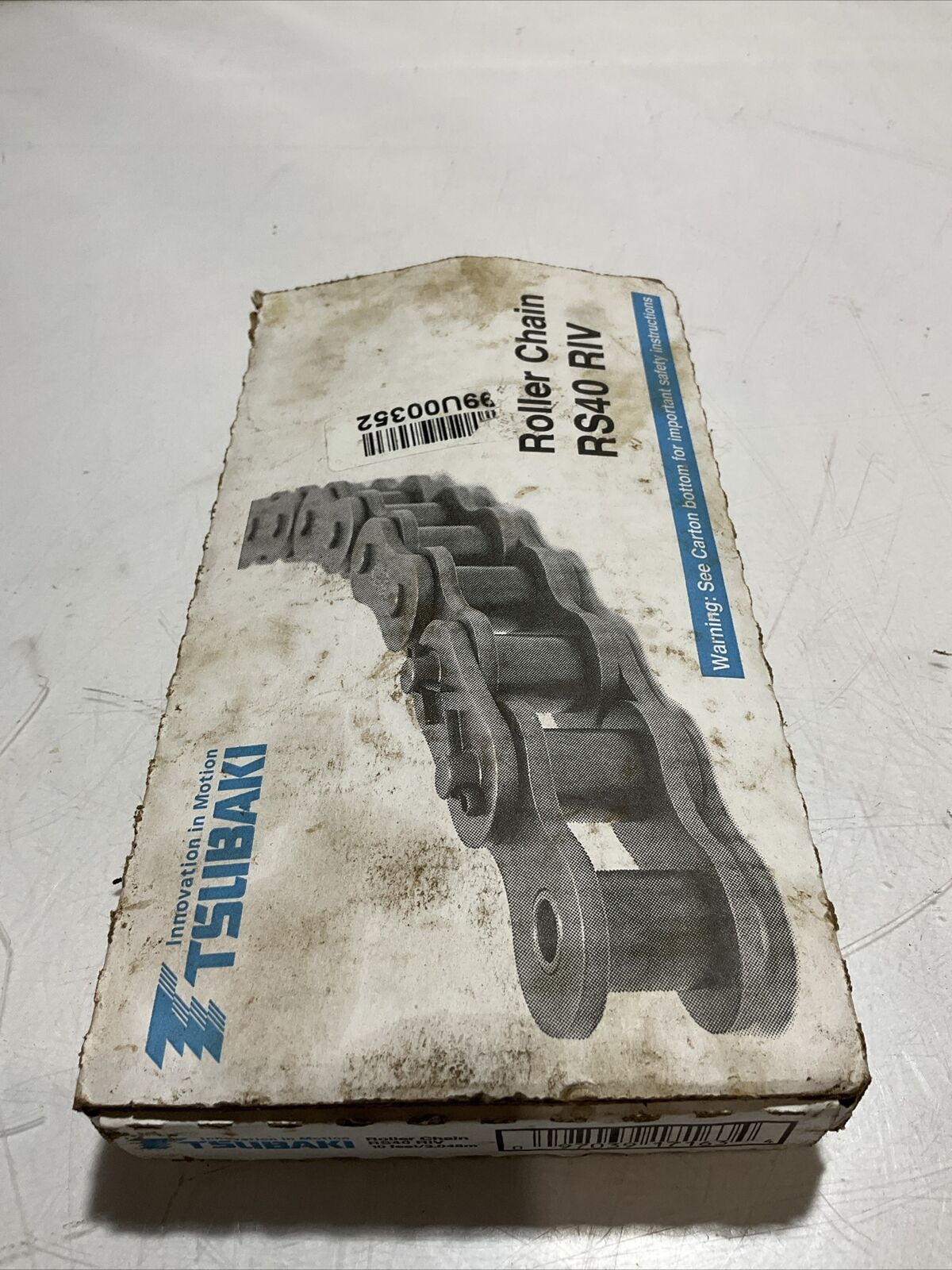 TSUBAKI RS40 RIV ROLLER CHAIN RN6