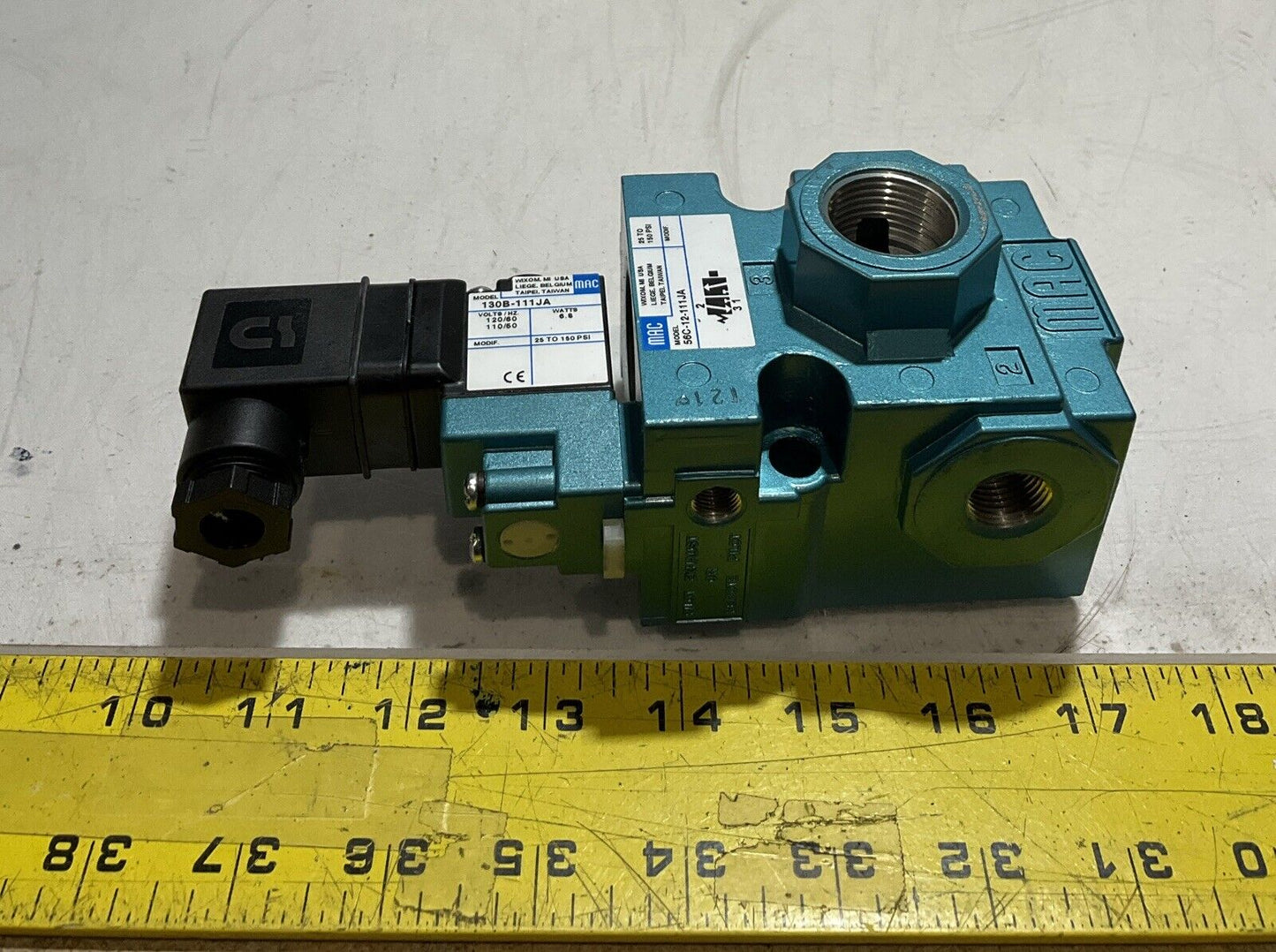 MAC 130B-111JA SOLENOID VALVE 56C-12-111JA U3S