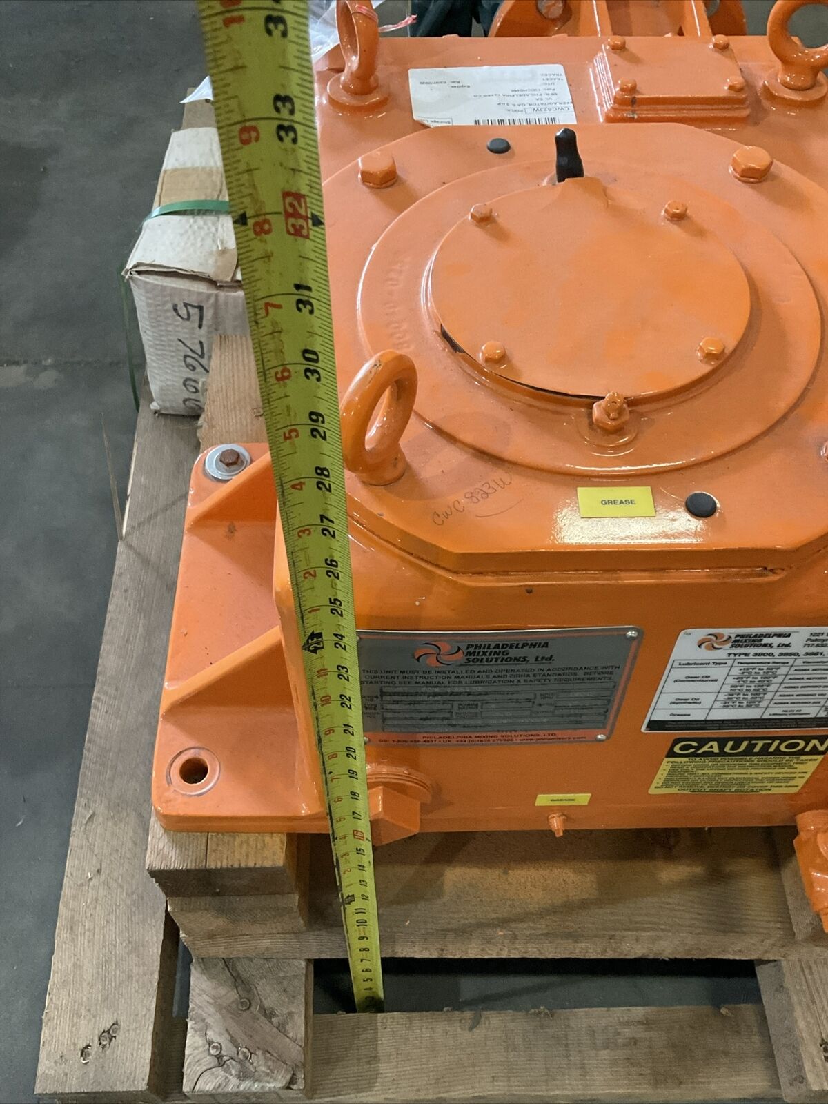 PHILADELPHIA RAVEN 3800 3853M SPENT WASH WATER SUMP MIXER MIX-84-6011 1800RPM