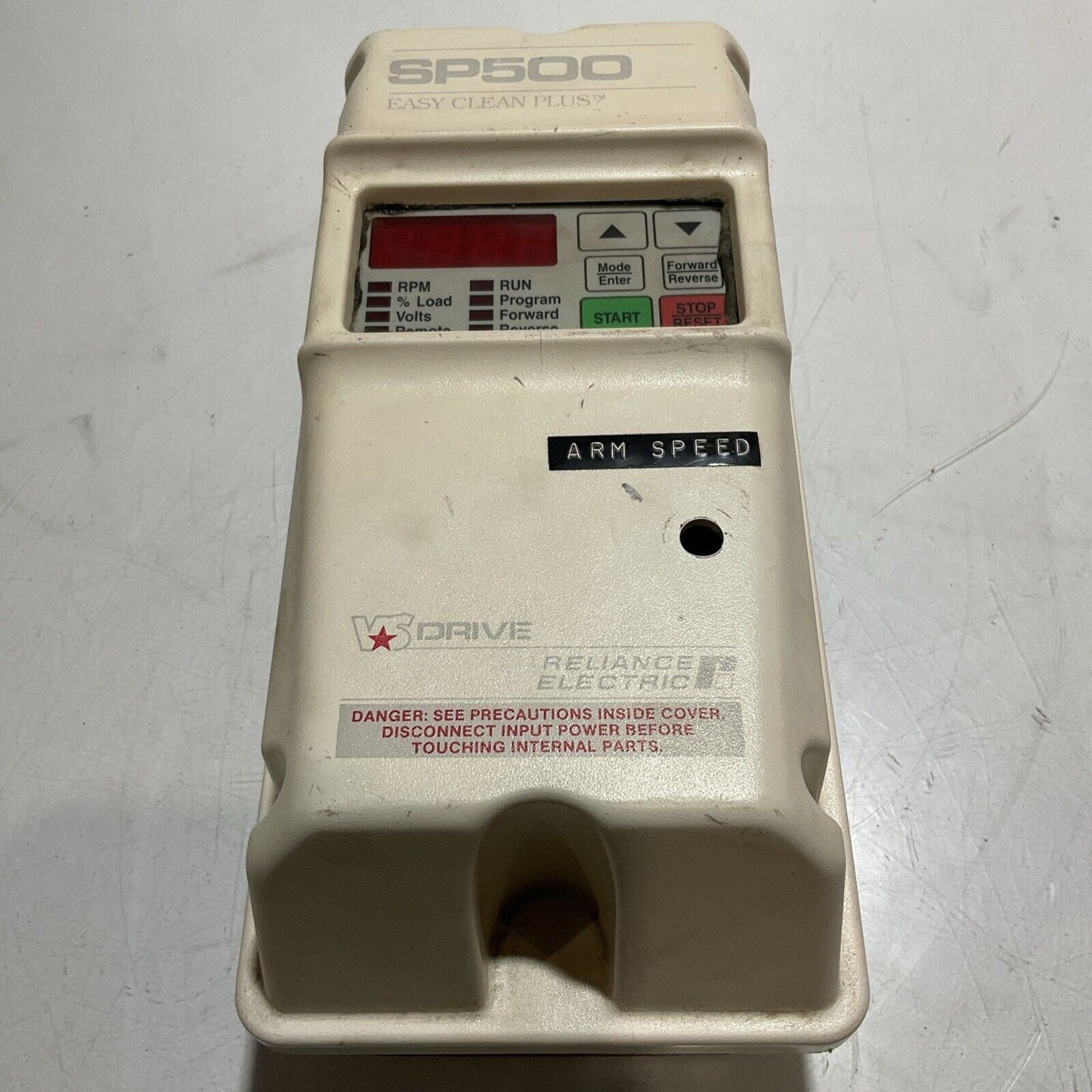 RELIANCE 1SU24001 1HP ELECTRIC SP500 EASY CLEAN PLUS ARM SPEED VS DRIVE U3S
