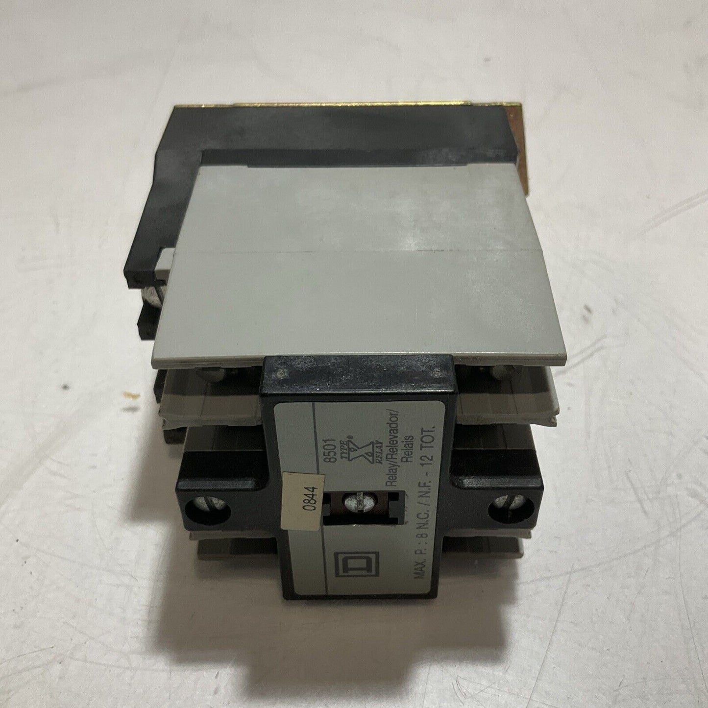 SQUARE D 8501X040 8501 TYPE X INDUSTRIAL CONTROL RELAY 120V U3S