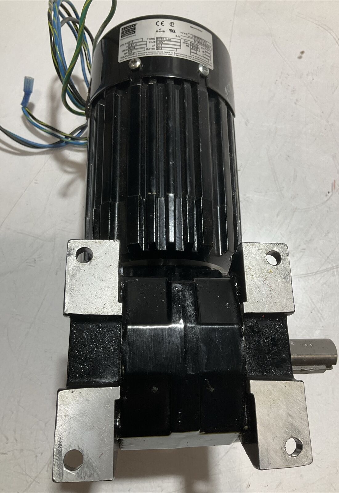 BODINE ELECTRIC CONPANY 34R6BFCI-5F GEARMOTOR 115 VOLTS U3S