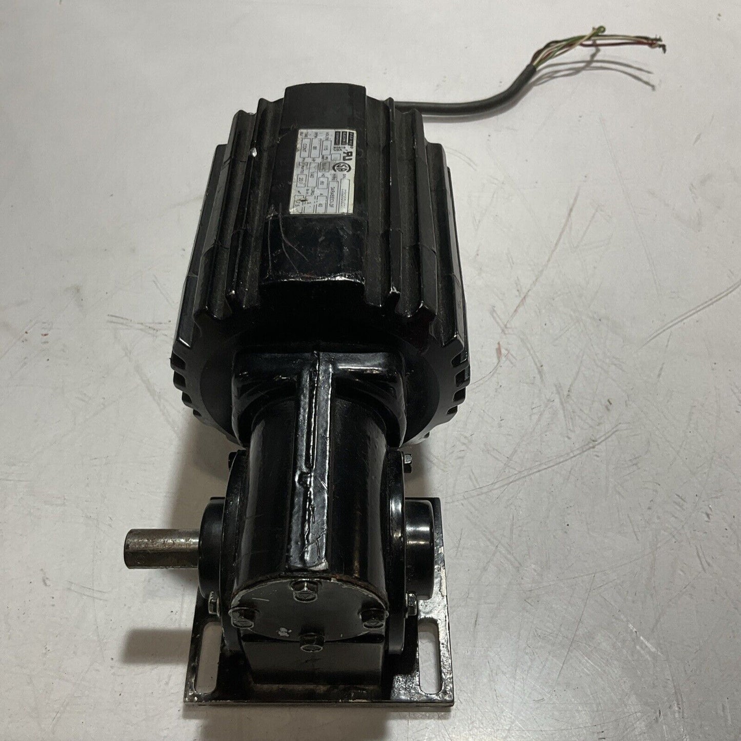 BODINE ELECTRIC COMPANY 34R4BECI-3F GEARMOTOR 115 VOLTS