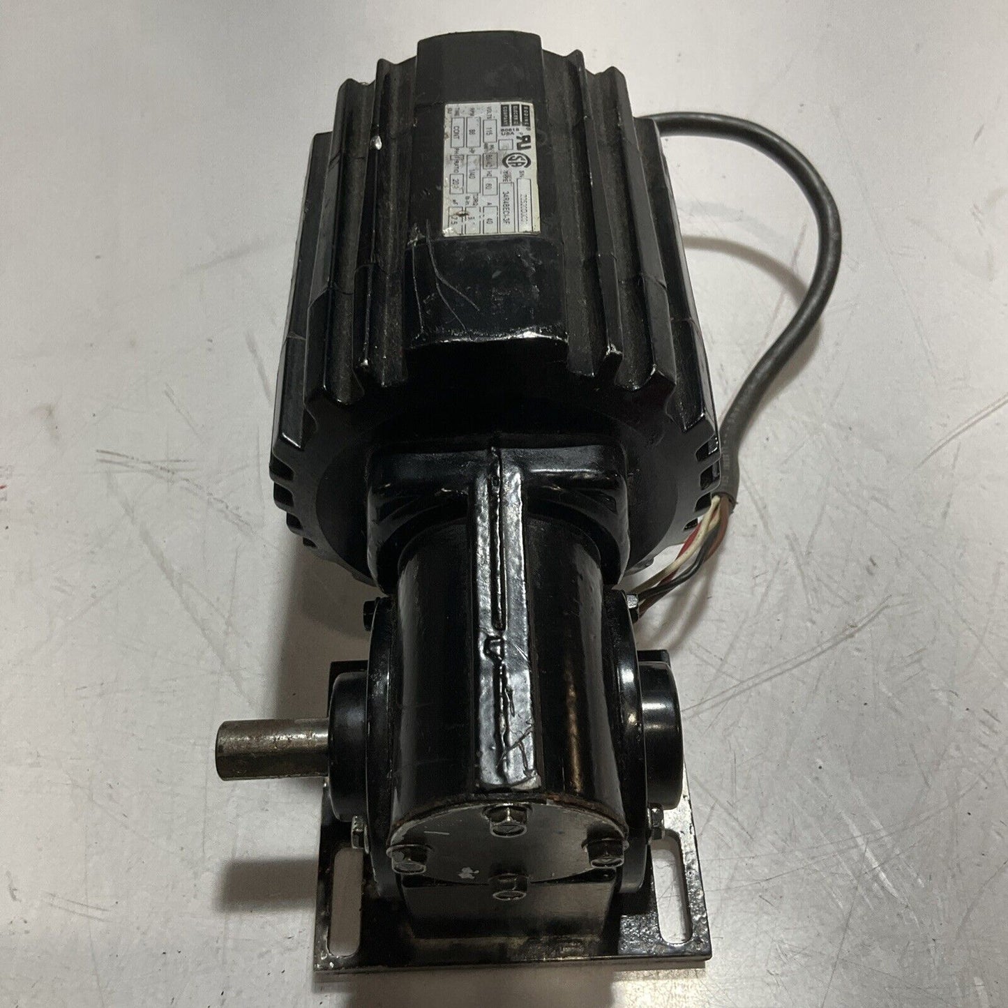 BODINE ELECTRIC COMPANY 34R4BECI-3F GEARMOTOR 115 VOLTS