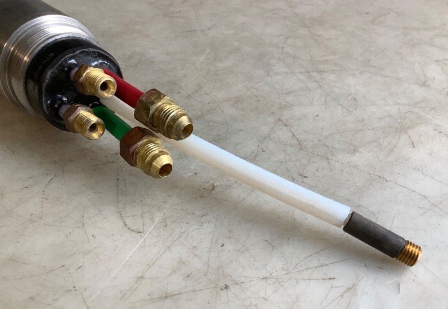 HYPERTHERM 020328 MACHINE TORCH BODY W/ 020579 NOZZLE CAP HT400 222