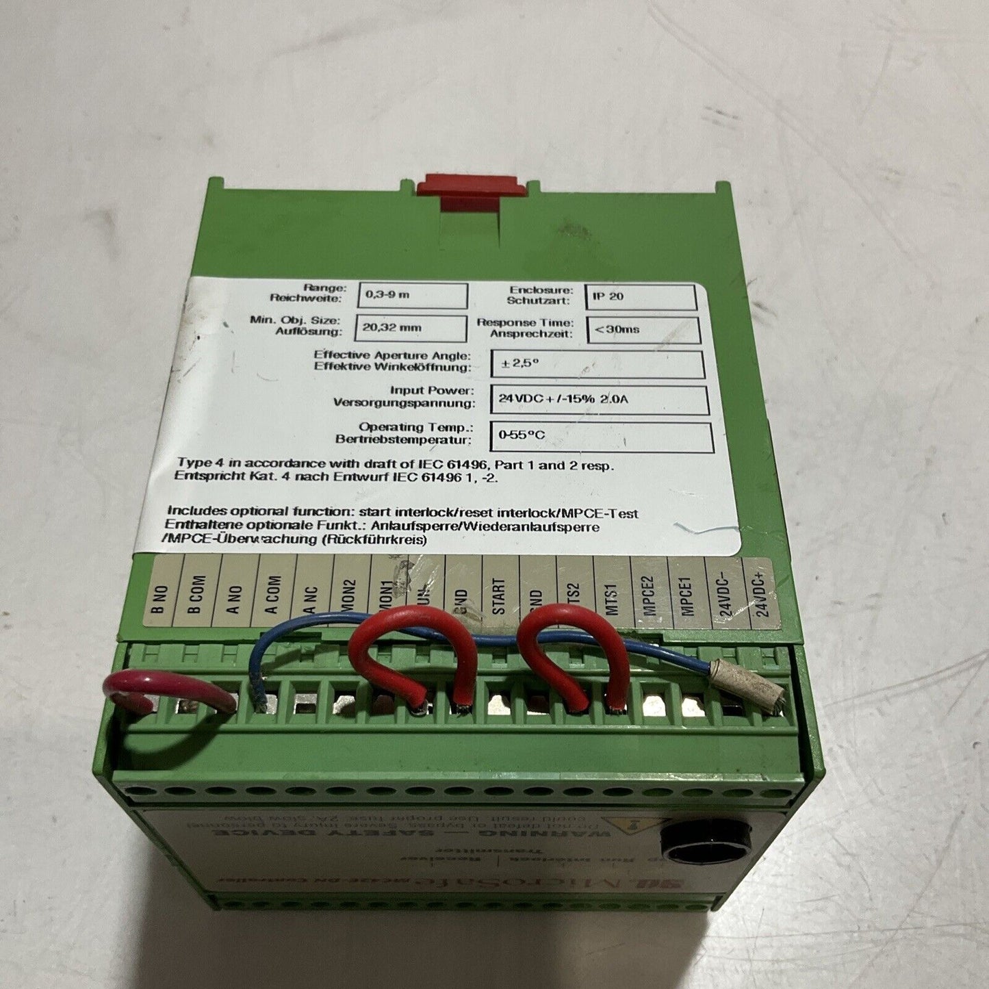 STJ MC42E-DN-1-DC2-U MICROSAFE MC42E-DN CONTROLLER U3S