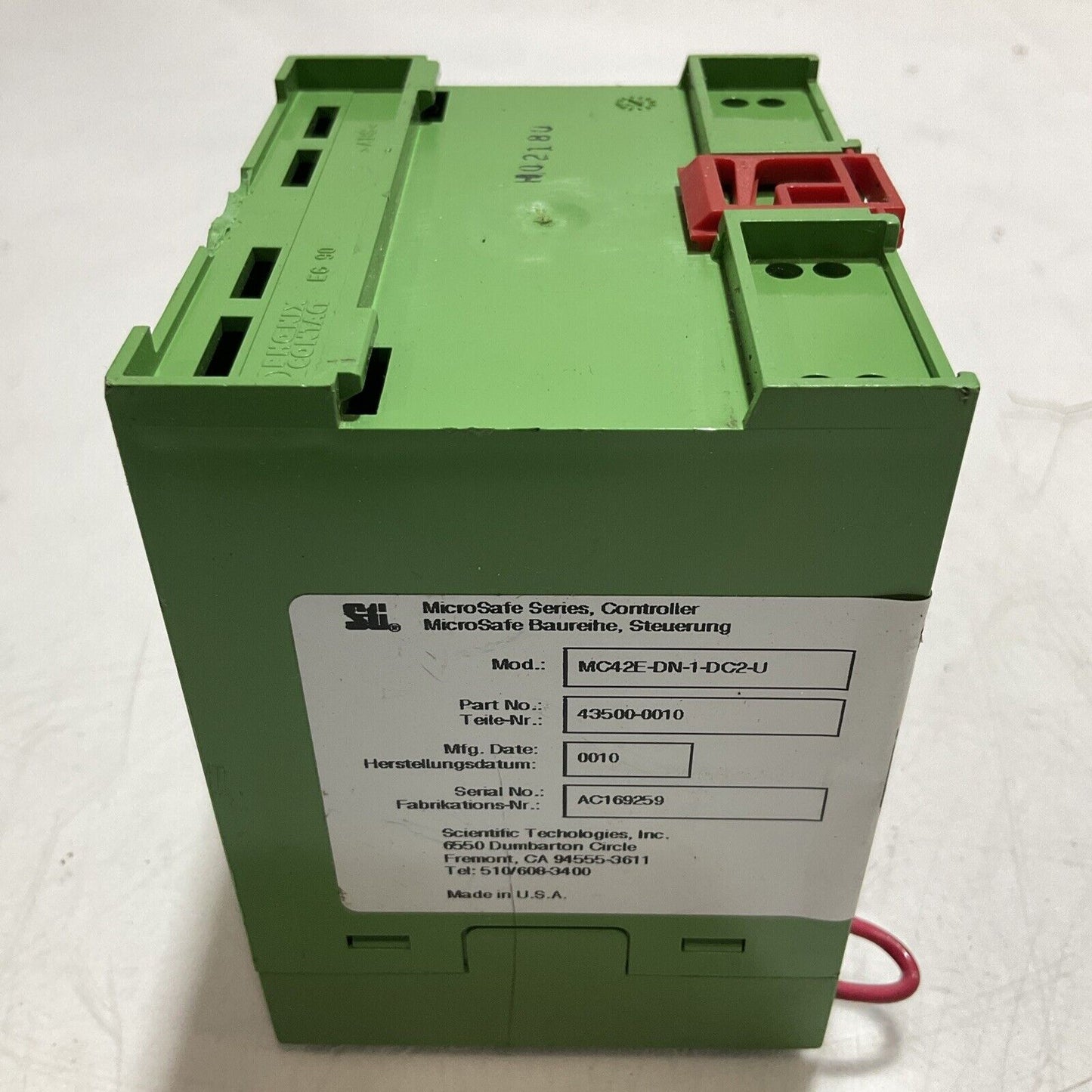 STJ MC42E-DN-1-DC2-U MICROSAFE MC42E-DN CONTROLLER U3S
