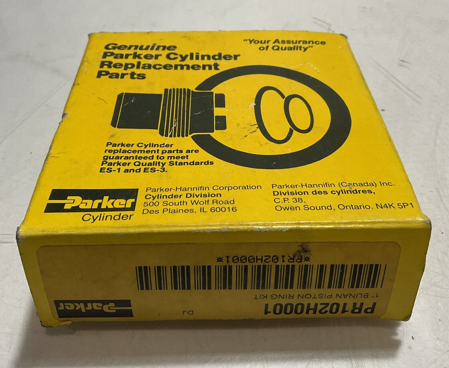 PARKER PR102H001 CYLINDER REPLACEMENT PART SEAL KIT U3S