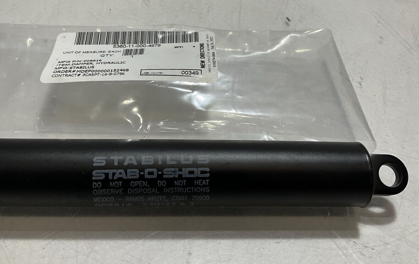 STABILUS STAB-O-SHOC 00886 HYDRAULIC DAMPER LOT OF 25 U3S