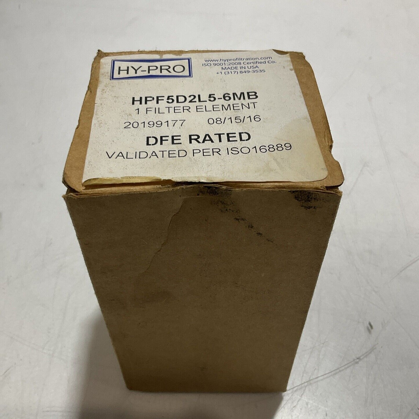 HY-PRO HPF5D2L5-6MB FILTER REPLACEMENT ELEMENT U3S