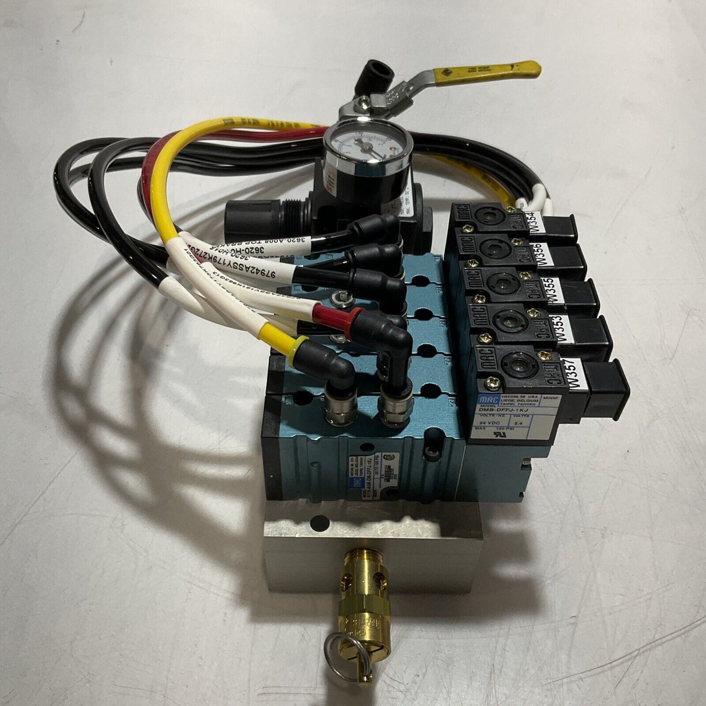 MAC DMB-DFFJ-1KJ VALVE STACK ASSY 24V U3S