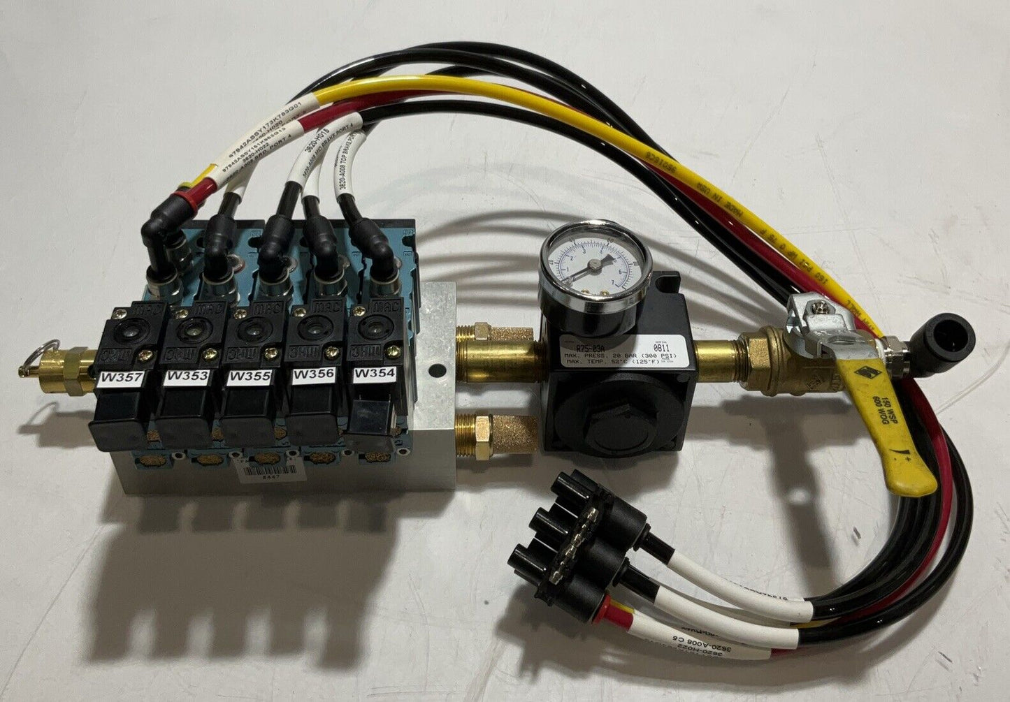 MAC DMB-DFFJ-1KJ VALVE STACK ASSY 24V U3S