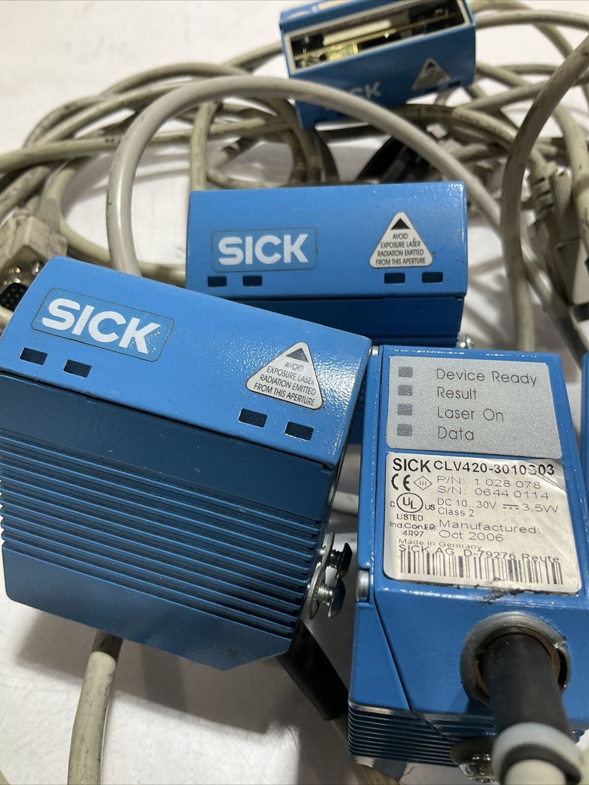 SICK CLV420-3010S04 INDUSTRIAL BAR CODE SCANNER LOT OF 6 U3S
