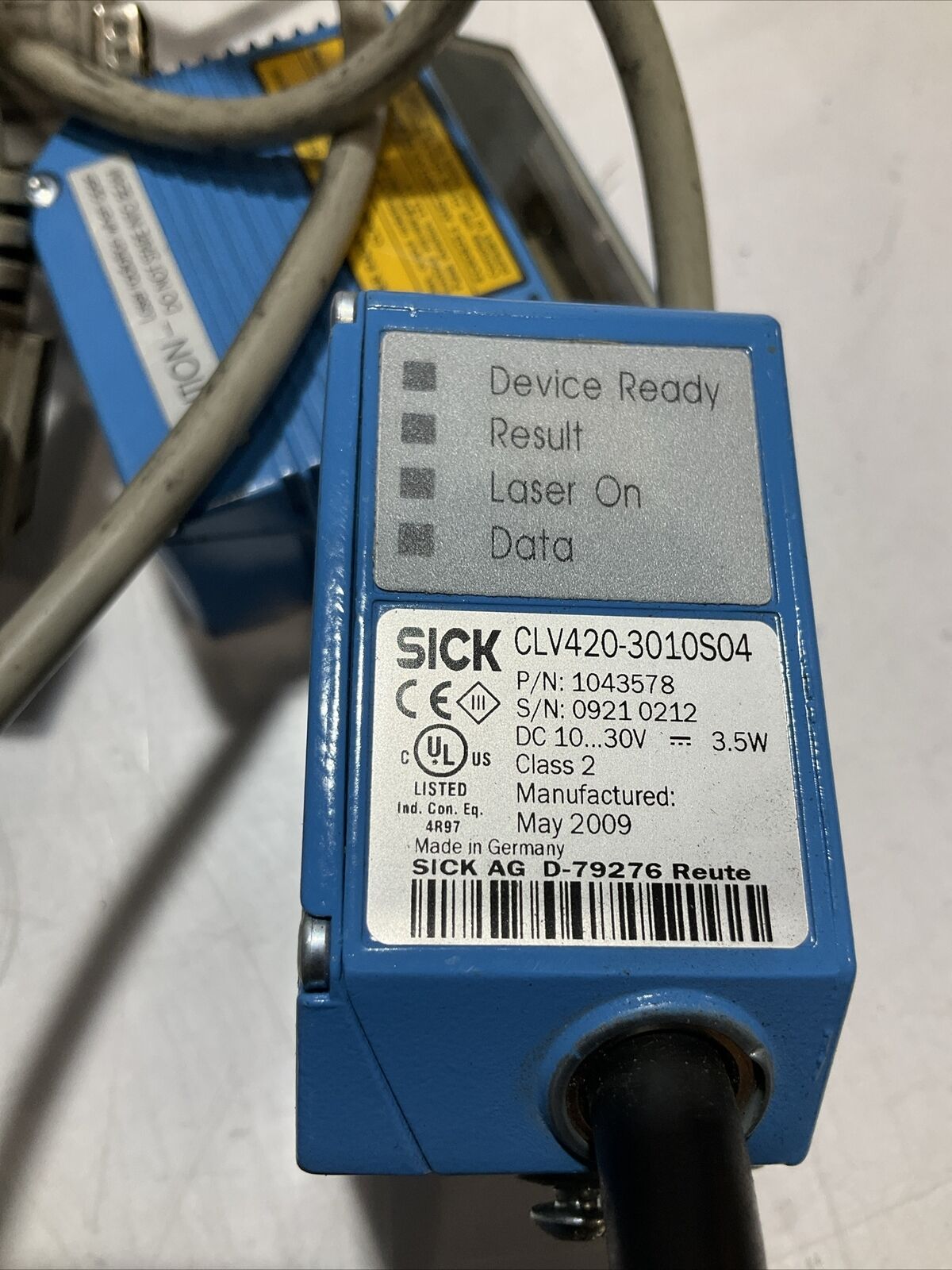 SICK CLV420-3010S04 INDUSTRIAL BAR CODE SCANNER LOT OF 6 U3S
