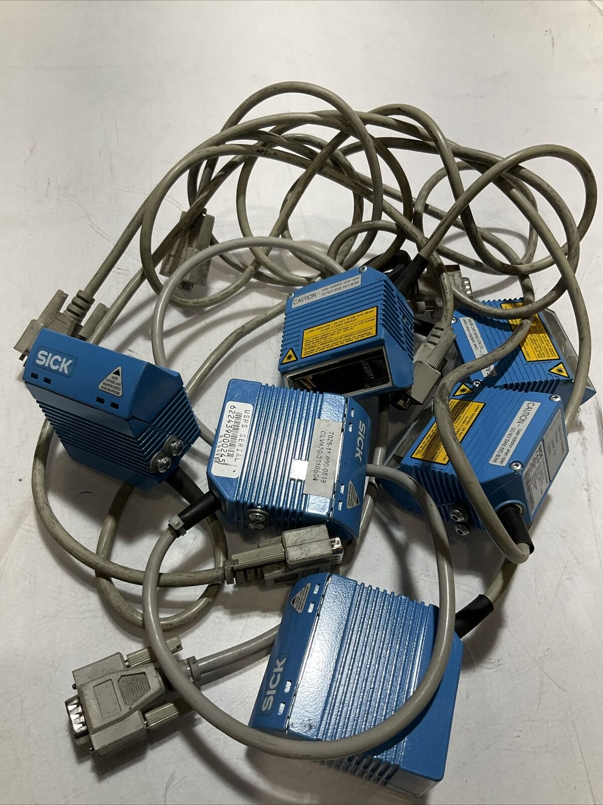 SICK CLV420-3010S04 INDUSTRIAL BAR CODE SCANNER LOT OF 6 U3S