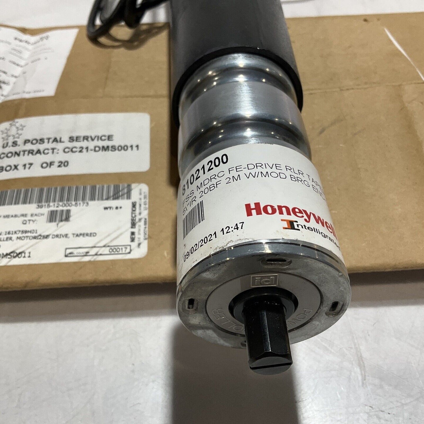 HONEYWELL INTELLIGRATED 81021200 ROLLER MOTORIZED DRIVE TAPERED U3S