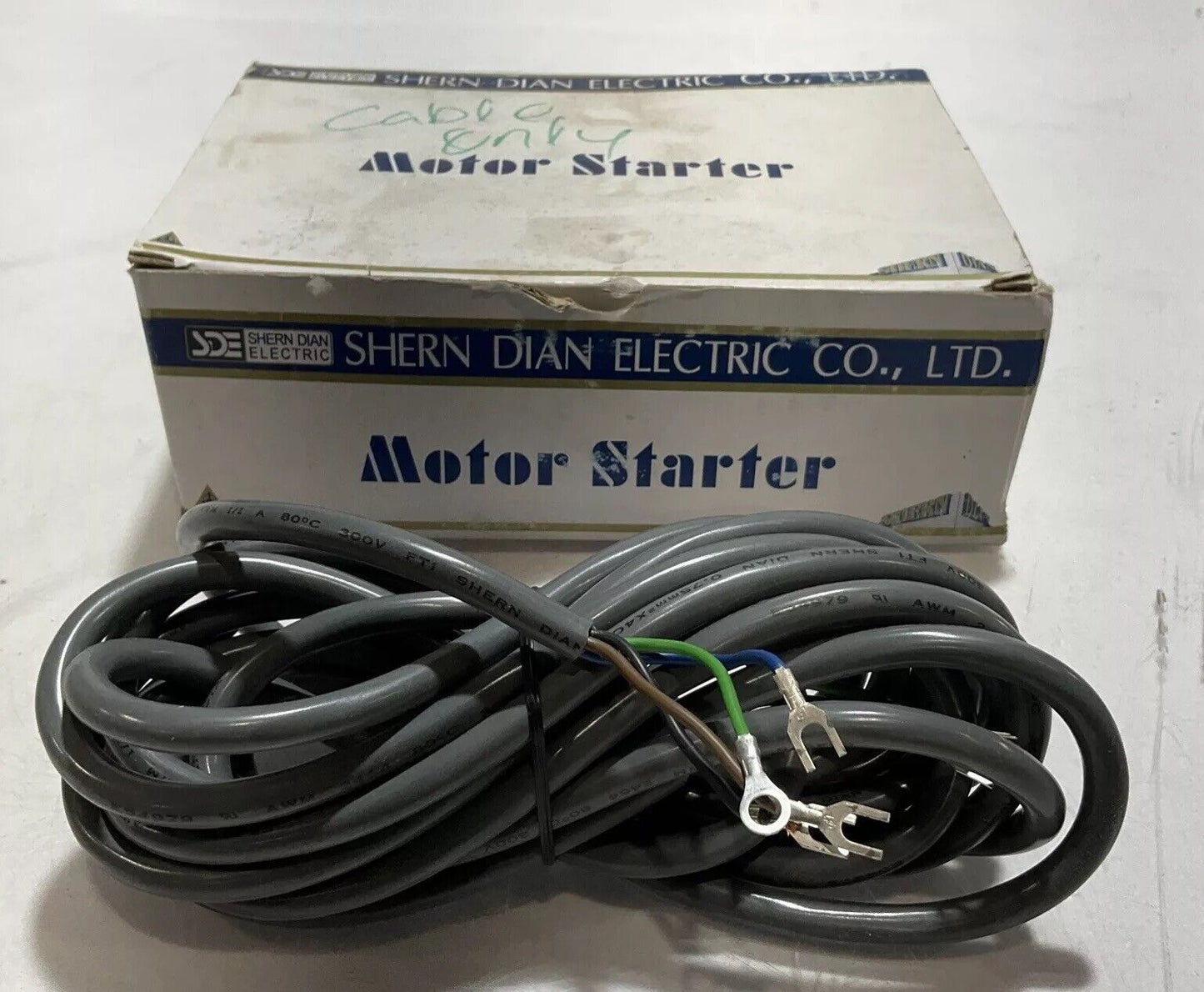 SDE SHERN DIAN ELECTRIC PS-62-PW-1 MOTOR STARTER CABLE ONLY 300V RM6