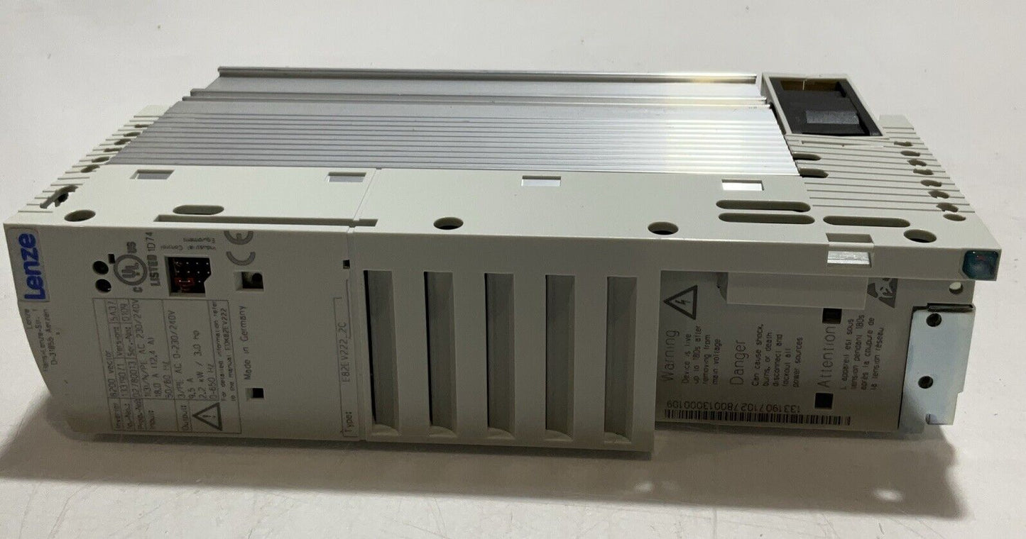 LENZE E82EV222_2C E82EV2222C 8200 VECTOR INVERTER BASECONTROLLER U3S