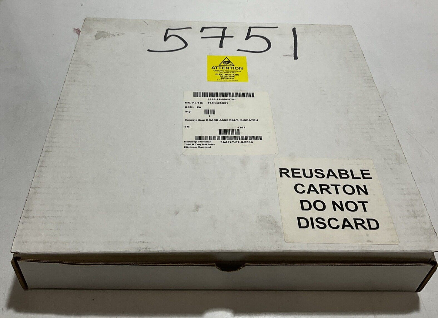 TTM 31088/94V-0 BOARD ASSEMBLY DISPATCH U3S