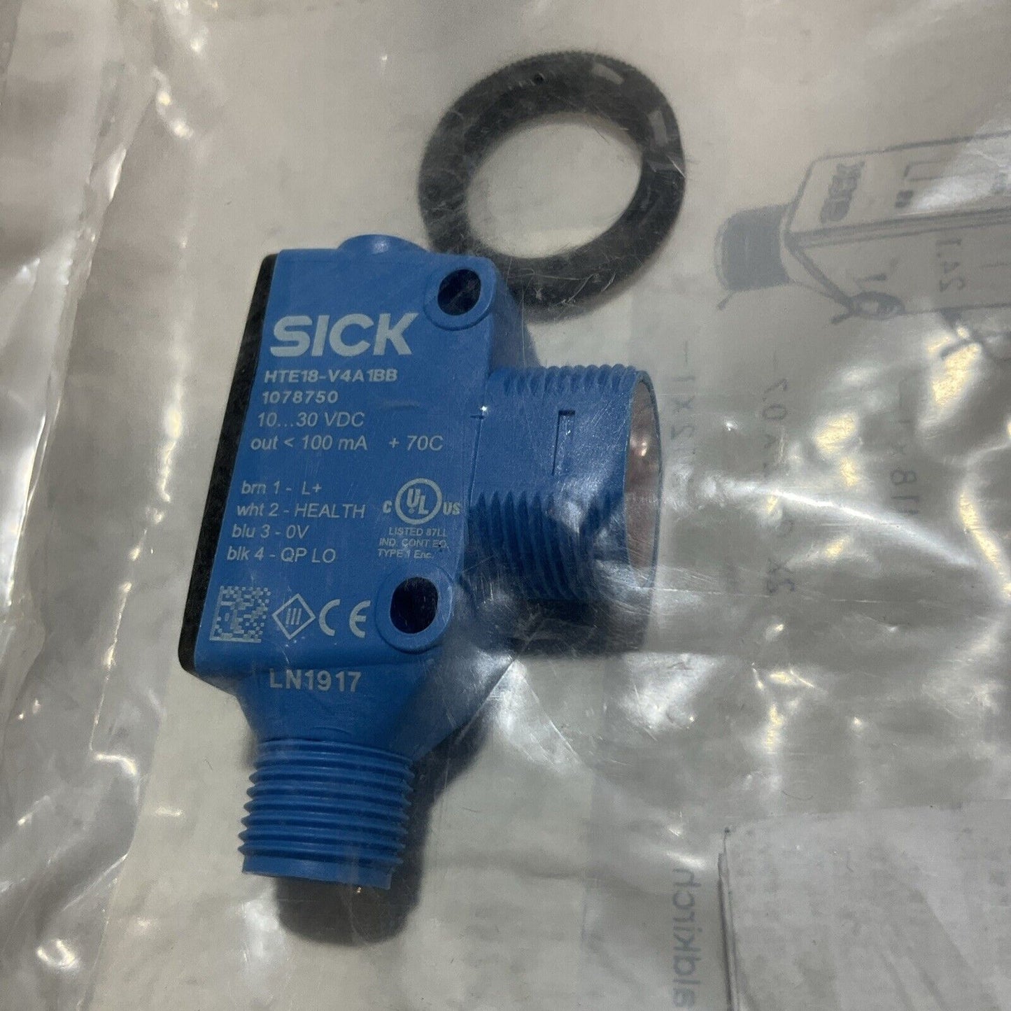 SICK HTE18-V4A1BB 1078750 PHOTOELECTRIC SENSOR 10-30VDC LOT OF 4 U3S