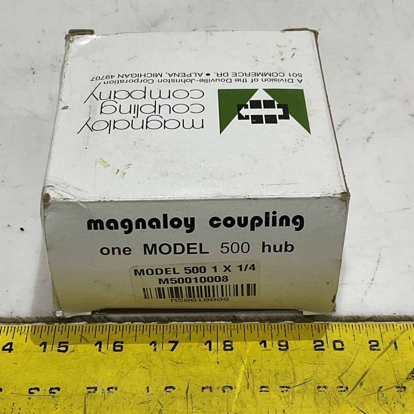 MAGNALOY COUPLING CO. M50010008 JAW COUPLING HUB MODEL 500 1 X 1/4 RM6