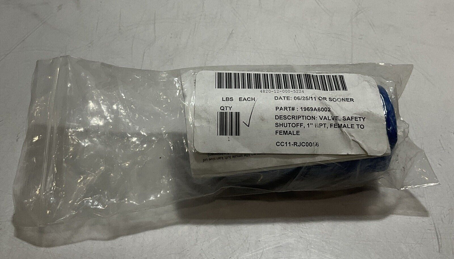 ROSS 1969A6002 HOZE-FUZE SAFETY SHUTOFF VALVE FEMALE 1” NPT U3S