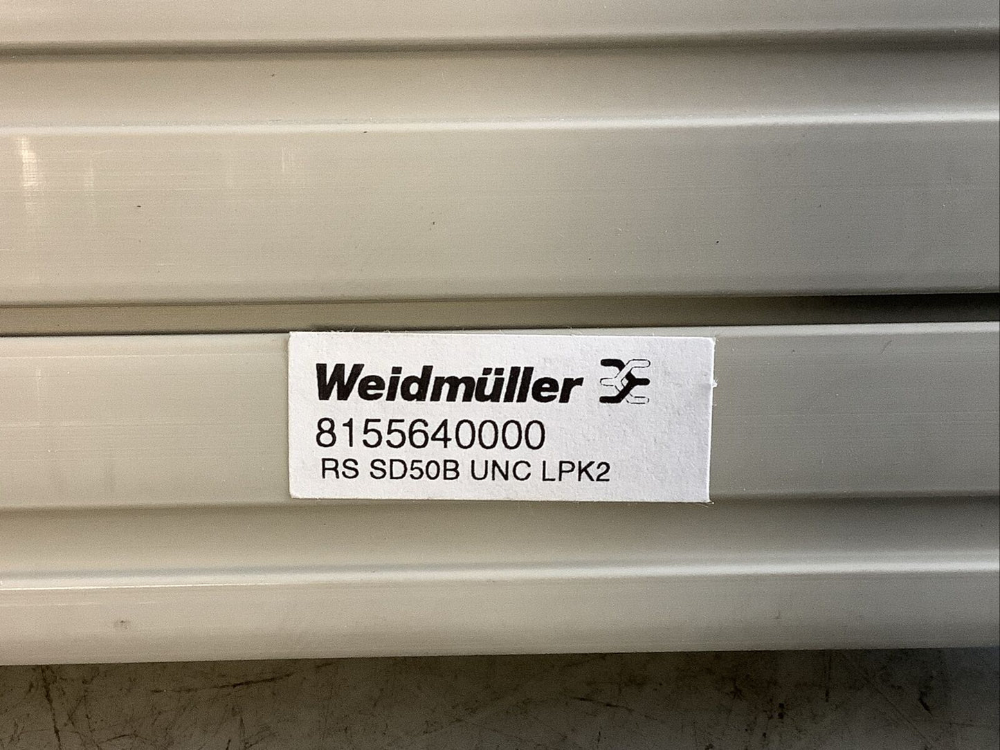 WEIDMULLER 8155640000 TERMINAL BLOCK RS SD50B/LPK2H U3S
