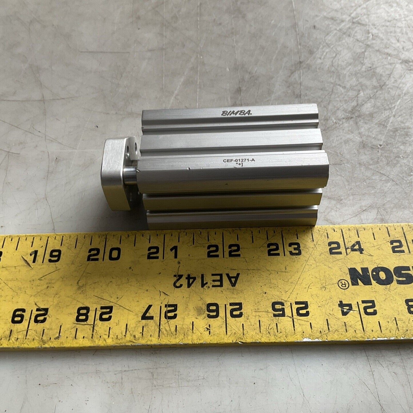BIMBA CEF-01271-A PNEUMATIC AIR CYLINDER MINI LINEAR SLIDE U3S