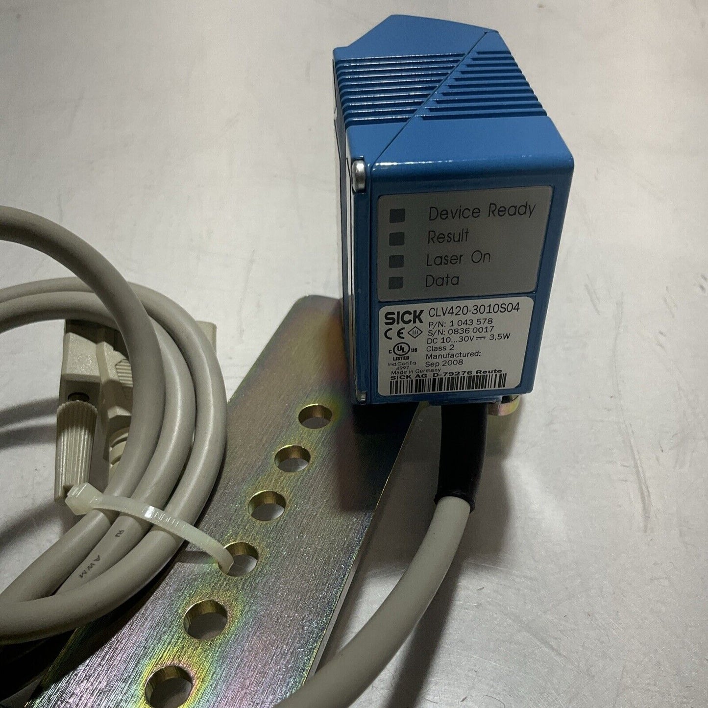 SICK CLV420-3010S04 1 043 578 BARCODE SCANNER ASSEMBLY 10-30V 3.5 W U3S