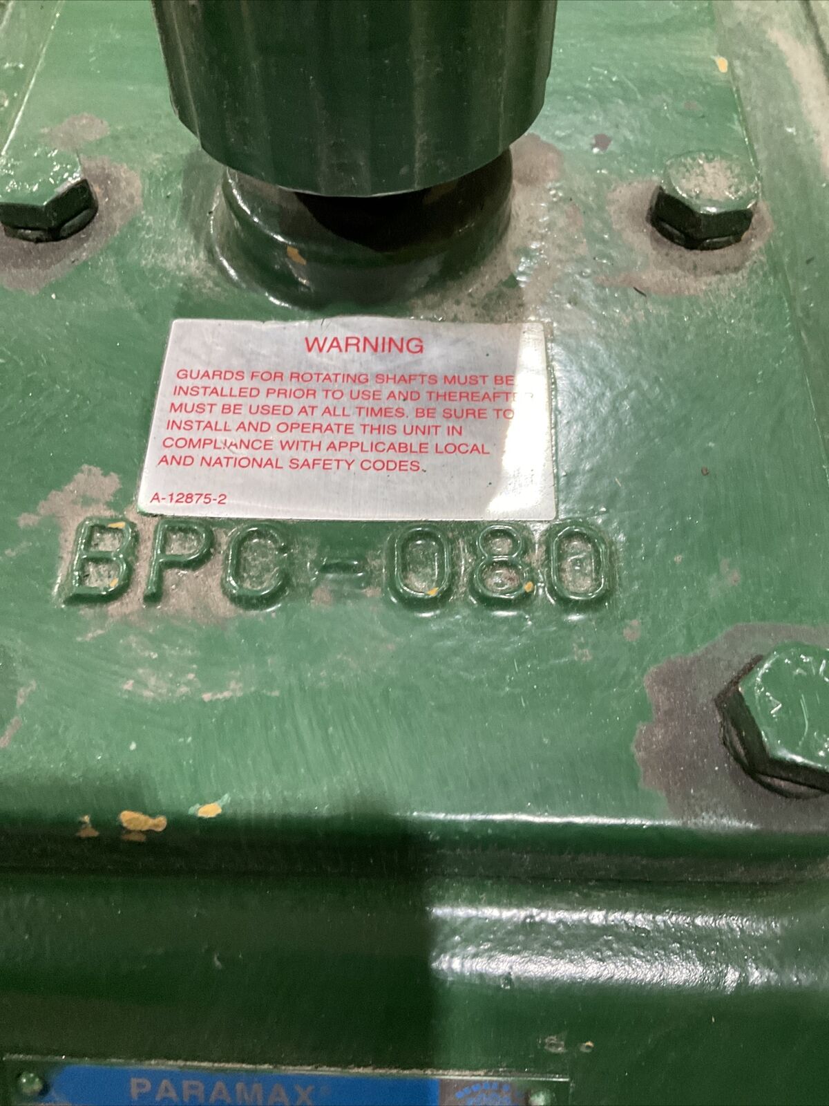 SUMITOMO PARAMAX PX 8045R3 Y RLH 56 41HP 1750RPM 56.907 373