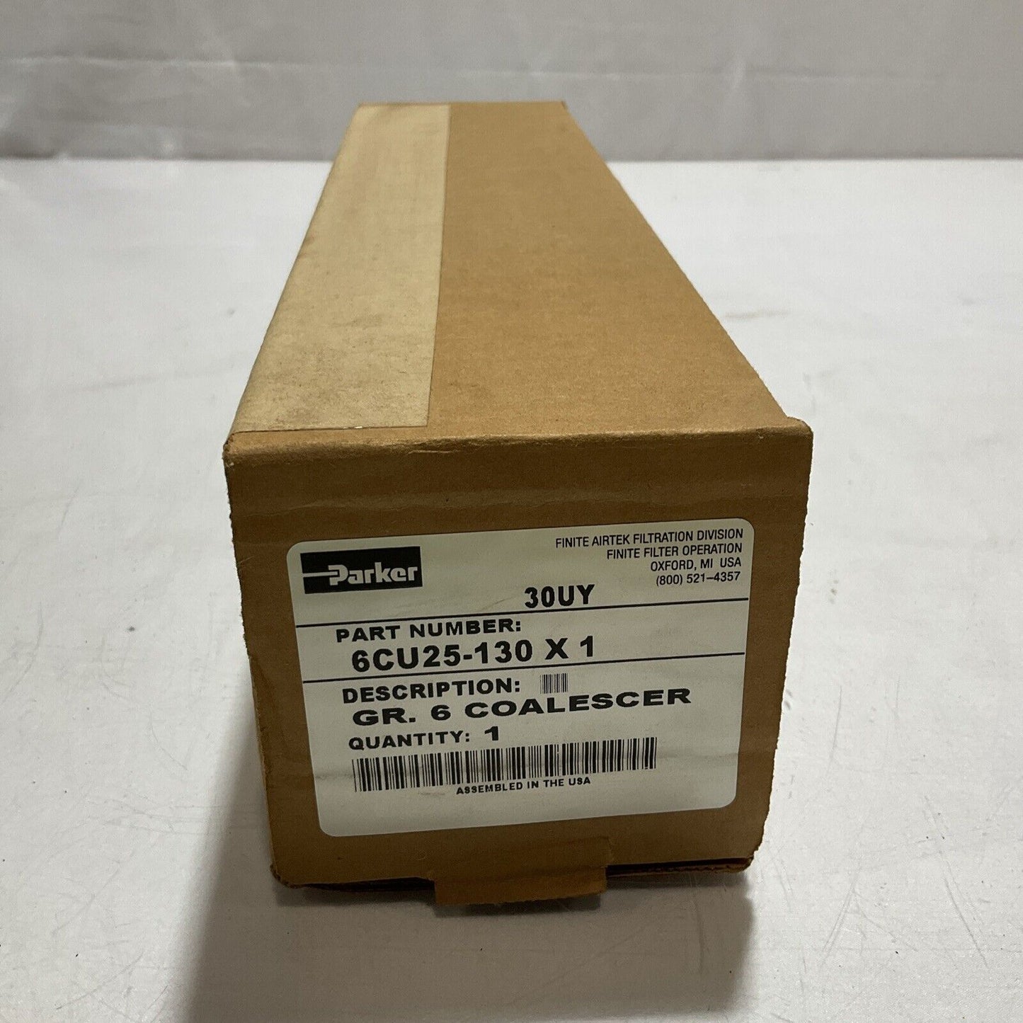 PARKER 6CU25-130X1 GR.6 COALESCER U3S