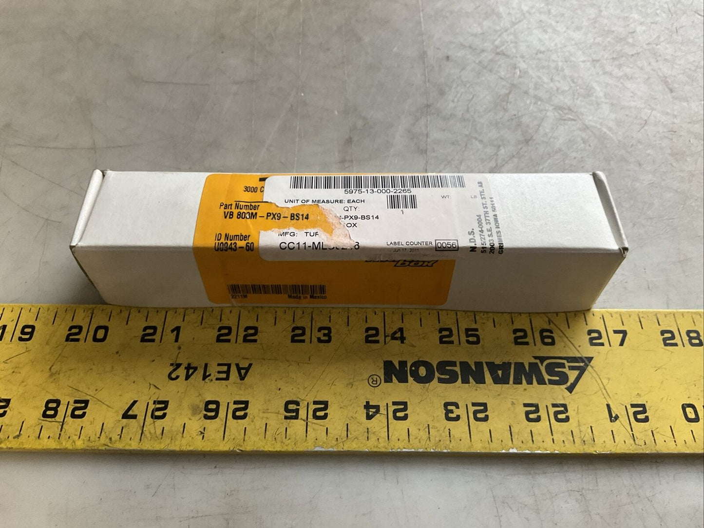 TURCK VB 803M-PX9-BS14 U0943-60 JUNCTION BOX U3S