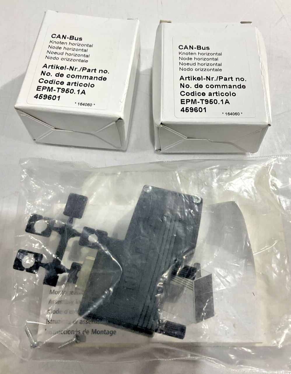 ERNI EPM-T950.1A 459601 CAN-BUS INTERFACE CONNECTOR LOT OF 3 U3S