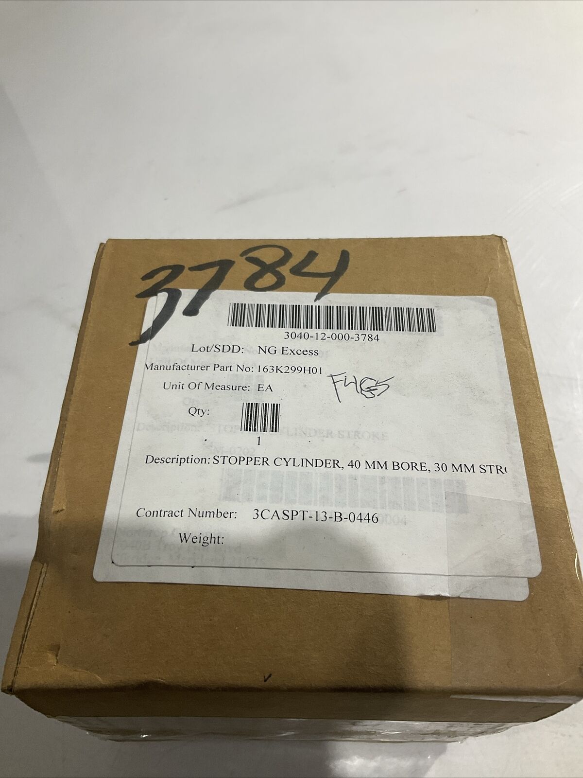 SMC RSDQB-30-DUMO-1205 COMPACT STOPPER CYLINDER 150 PSI 40MM U3S