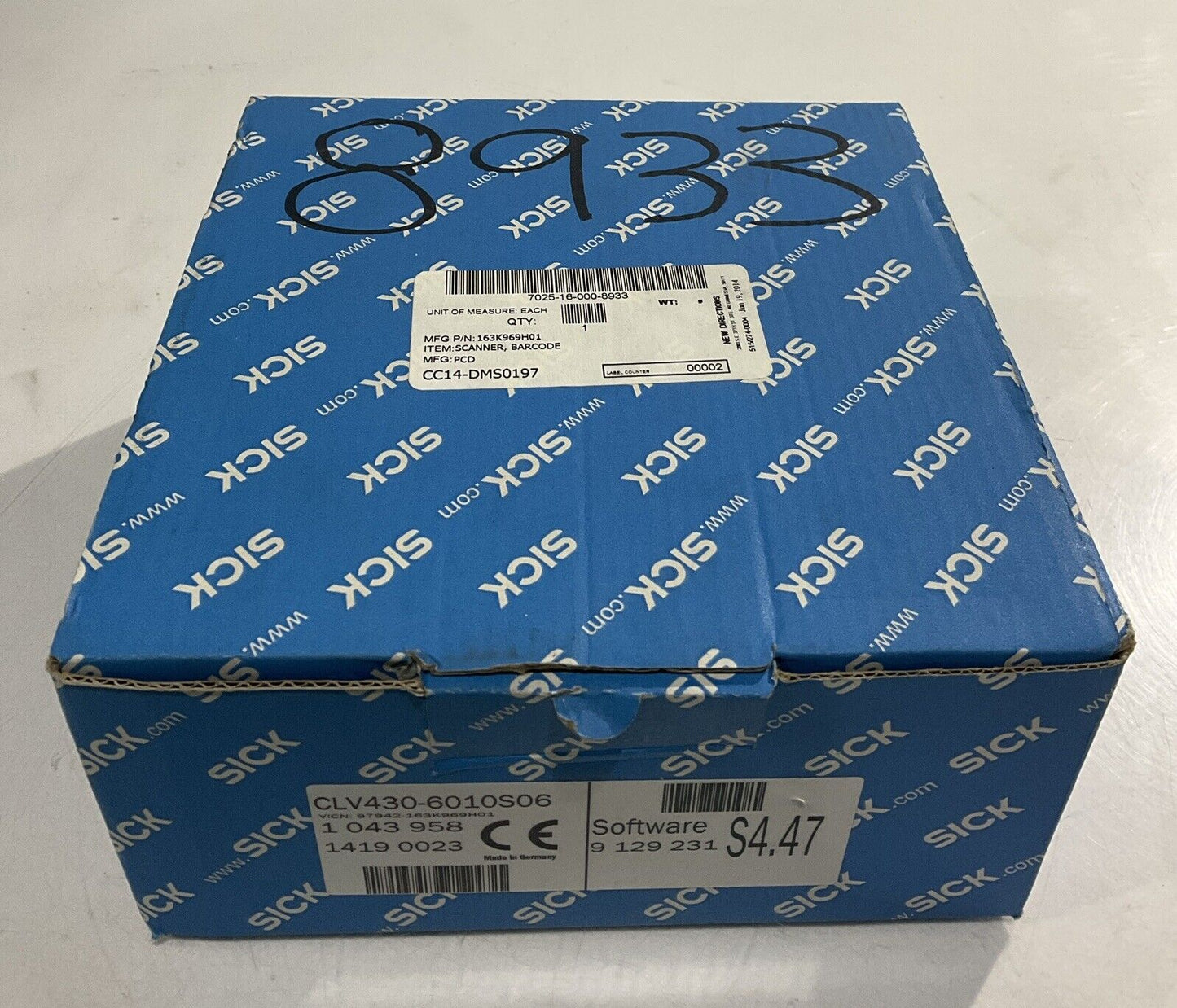 SICK CLV430-6010S06 1043958 BARCODE SCANNER U3S