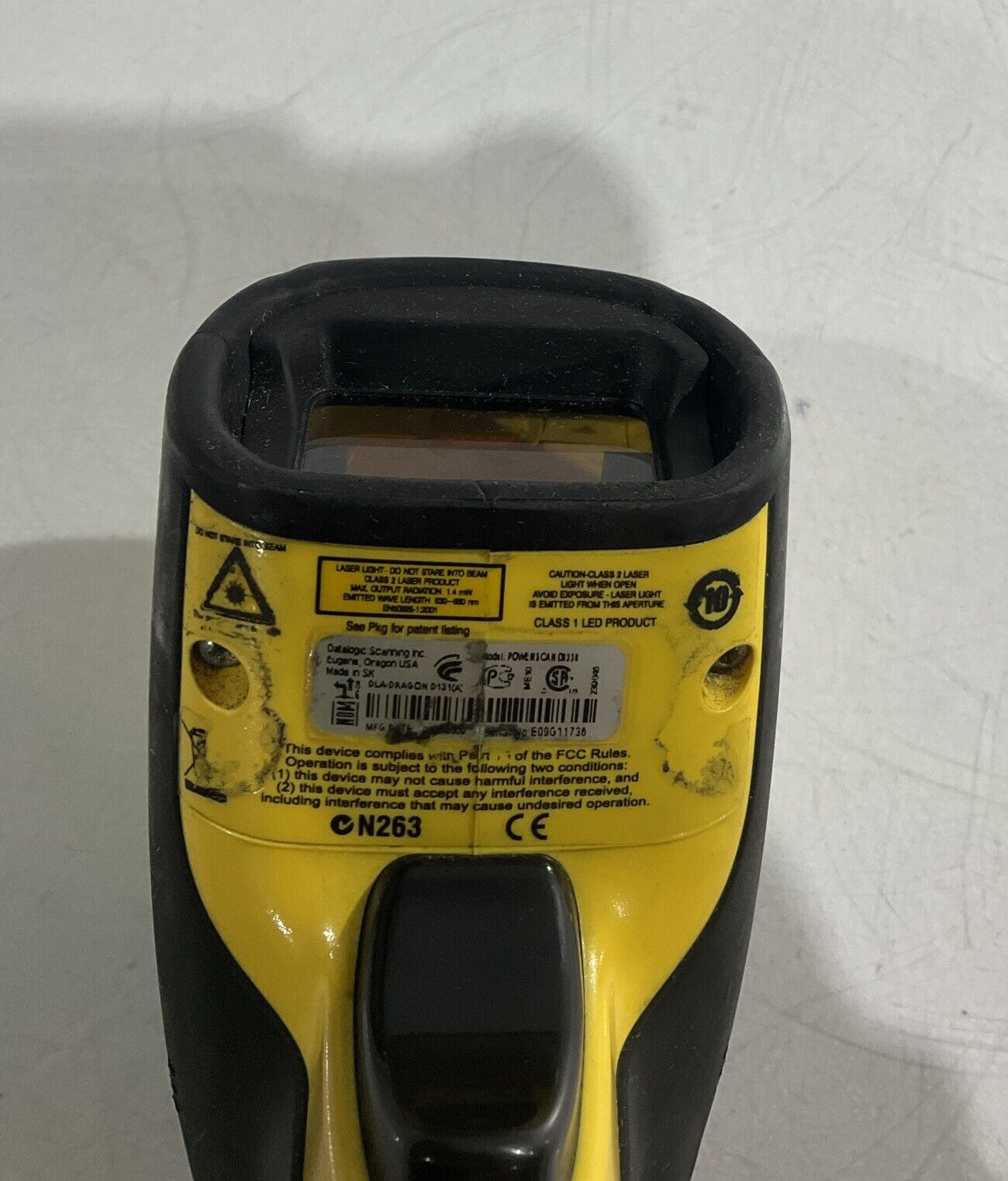 DATALOGIC POWERSCAN N263 D8530 INDUSTRIAL BARCODE SCANNER U3S