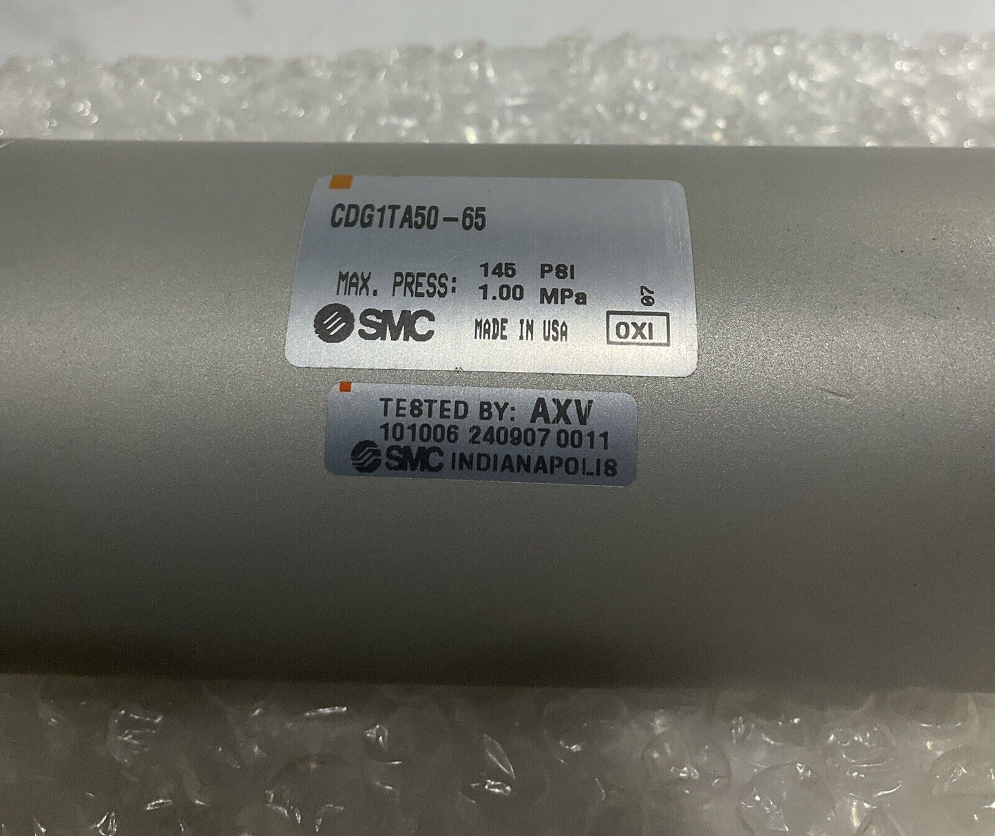 SMC CDG1TA50-65 PNEUMATIC CYLINDER 145 PSI U3S