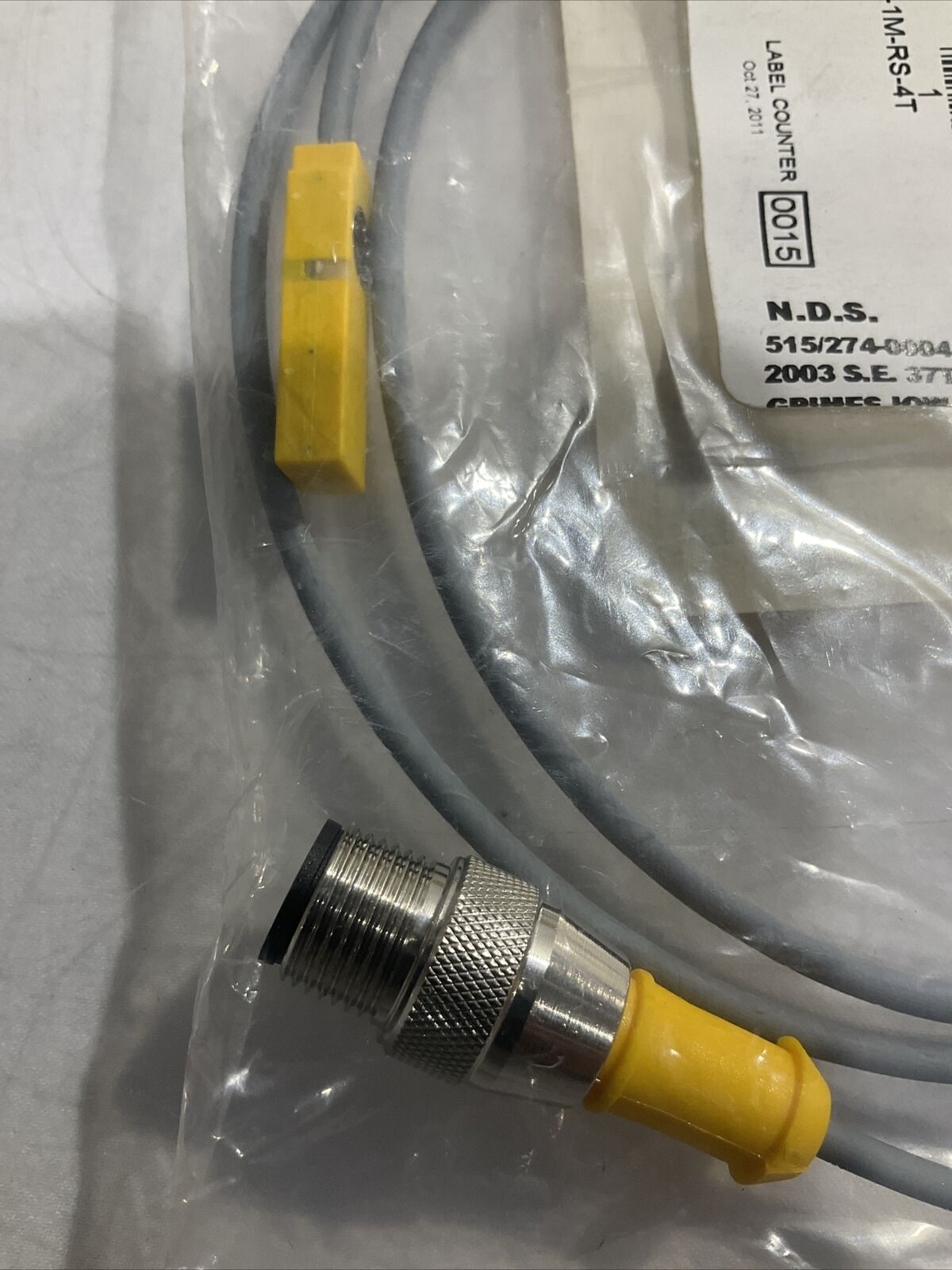 TURCK NI3.5-AP6X-1M-RS4T S4613683 SENSOR CABLE ASSEMBLY 10-30 VDC 150 MA U3S